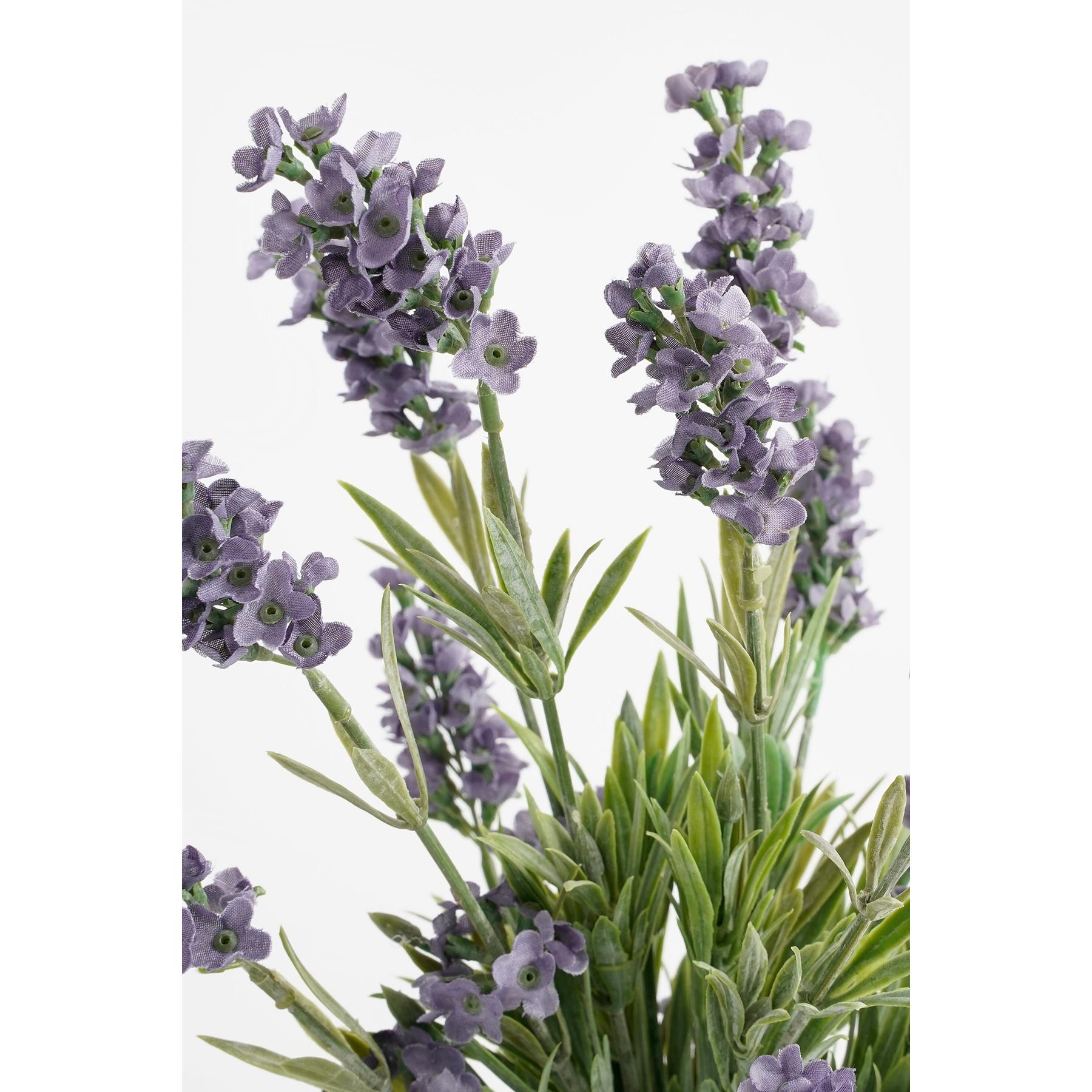Mica Decorations Lavendel Kunstplant - H33 x Ø20 cm - Blauw