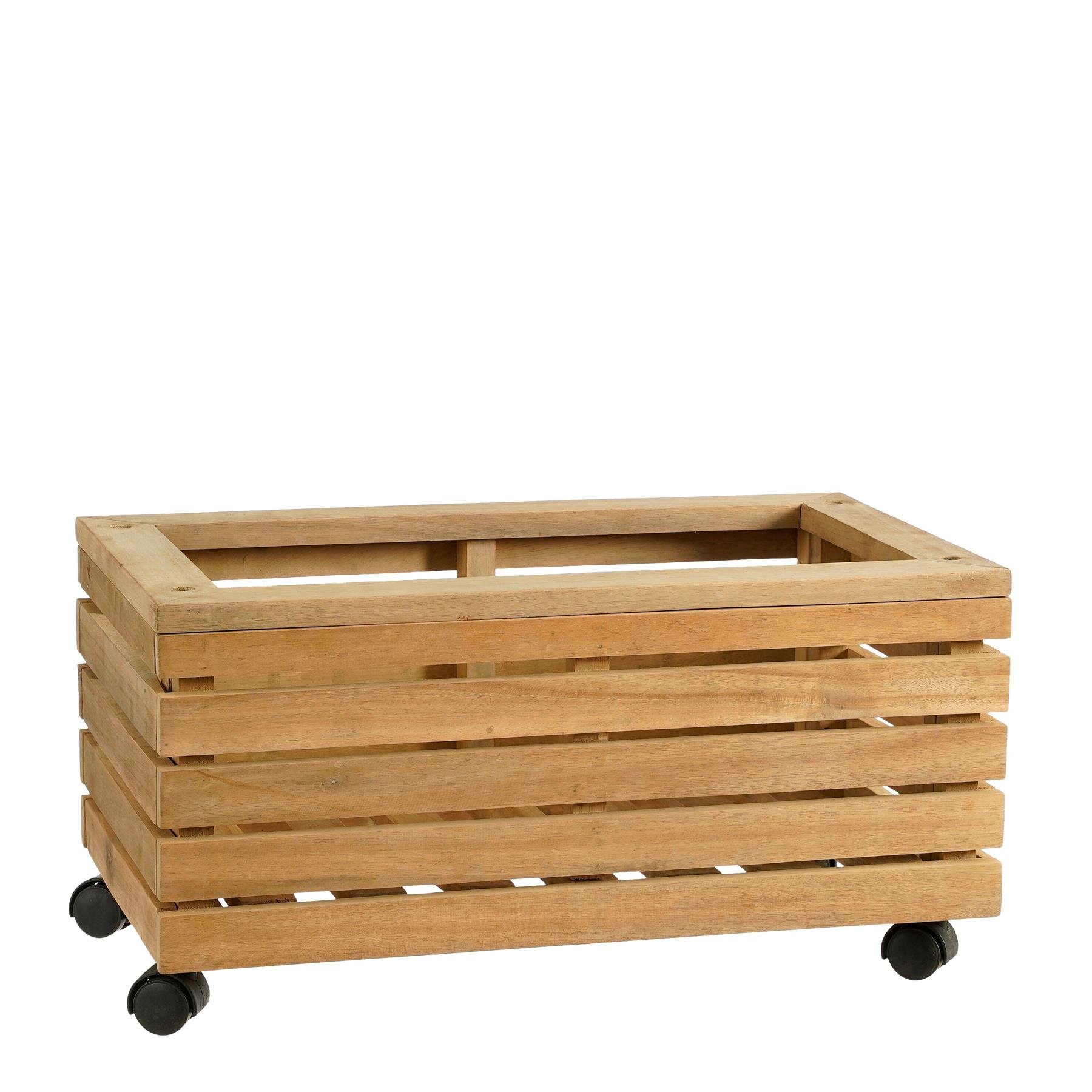 Mica Decorations Glenwood Plantenbak voor Buiten - Acaciahout - Bruin