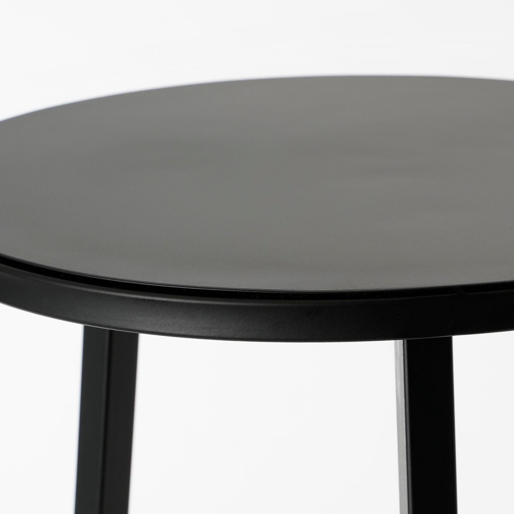 Mica Decorations Plantentafel - H80 x Ø30 cm - Metaal - Zwart
