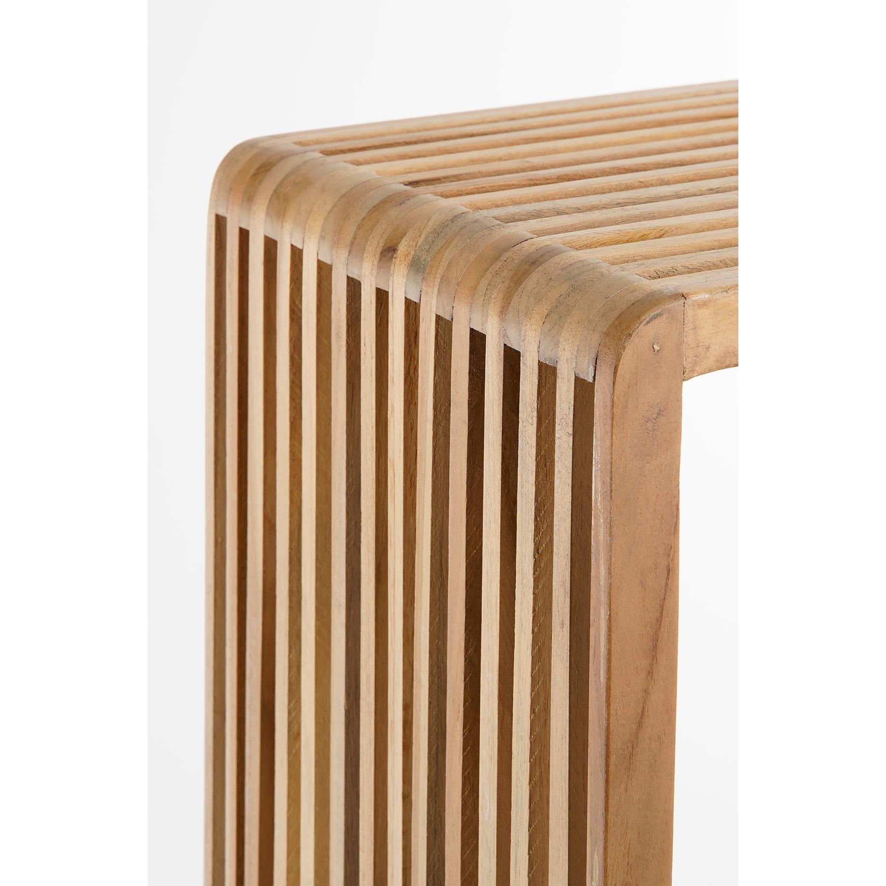 Mica Decorations Yonker Plantentafel - Set van 2 - Bruin