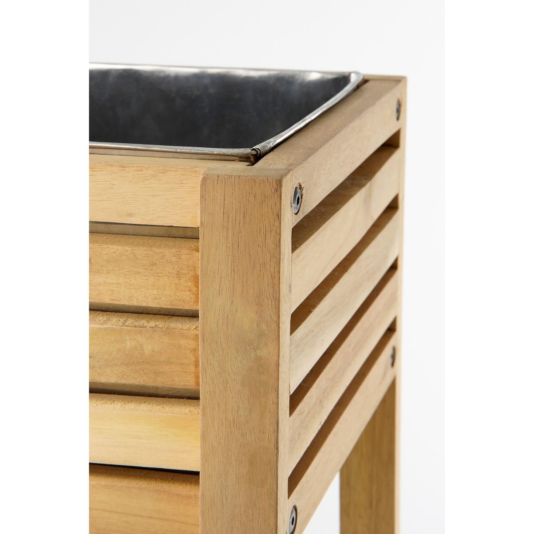 Mica Decorations Glenwood Plantenbak voor Buiten - Acaciahout - Bruin