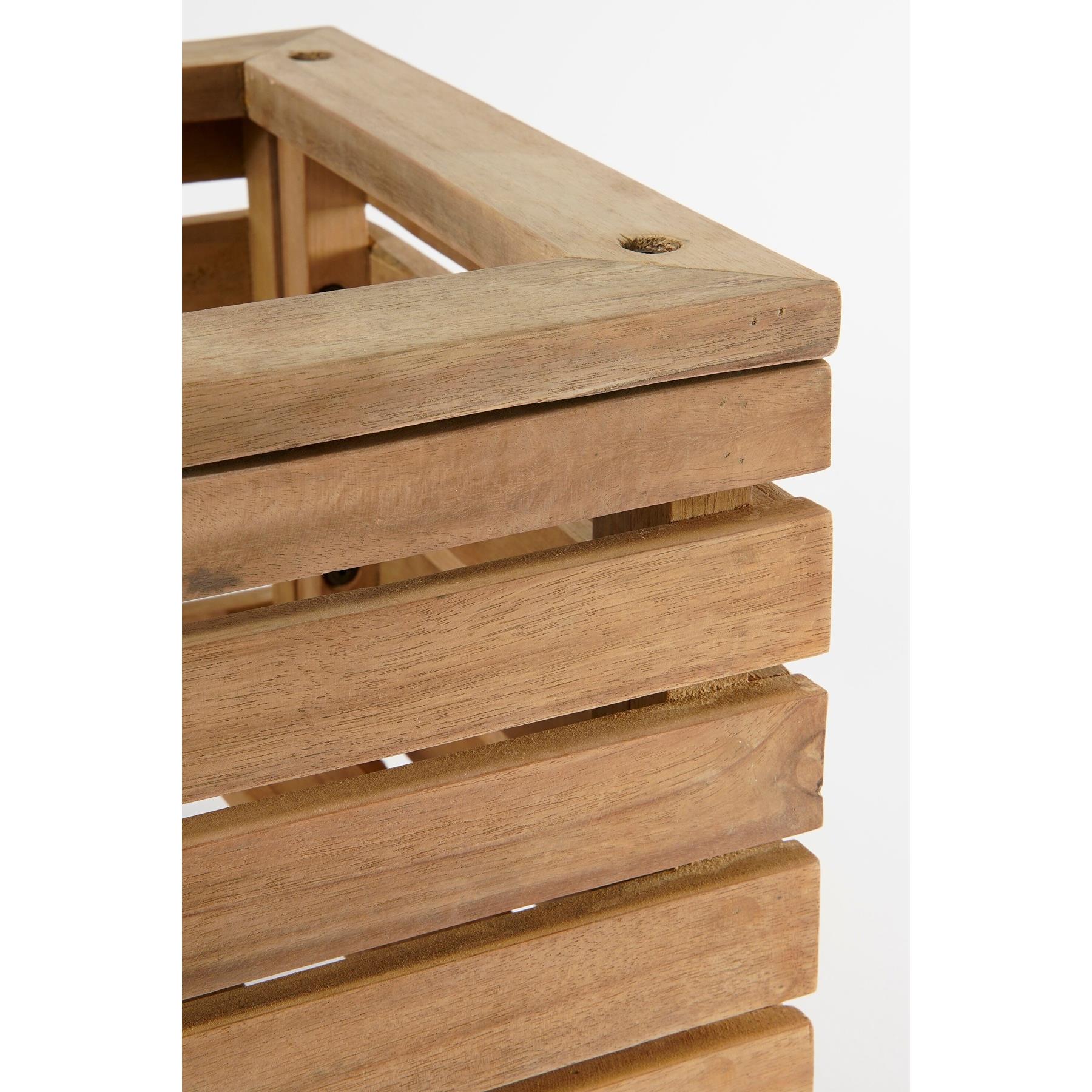 Mica Decorations Glenwood Plantenbak voor Buiten - Acaciahout - Bruin