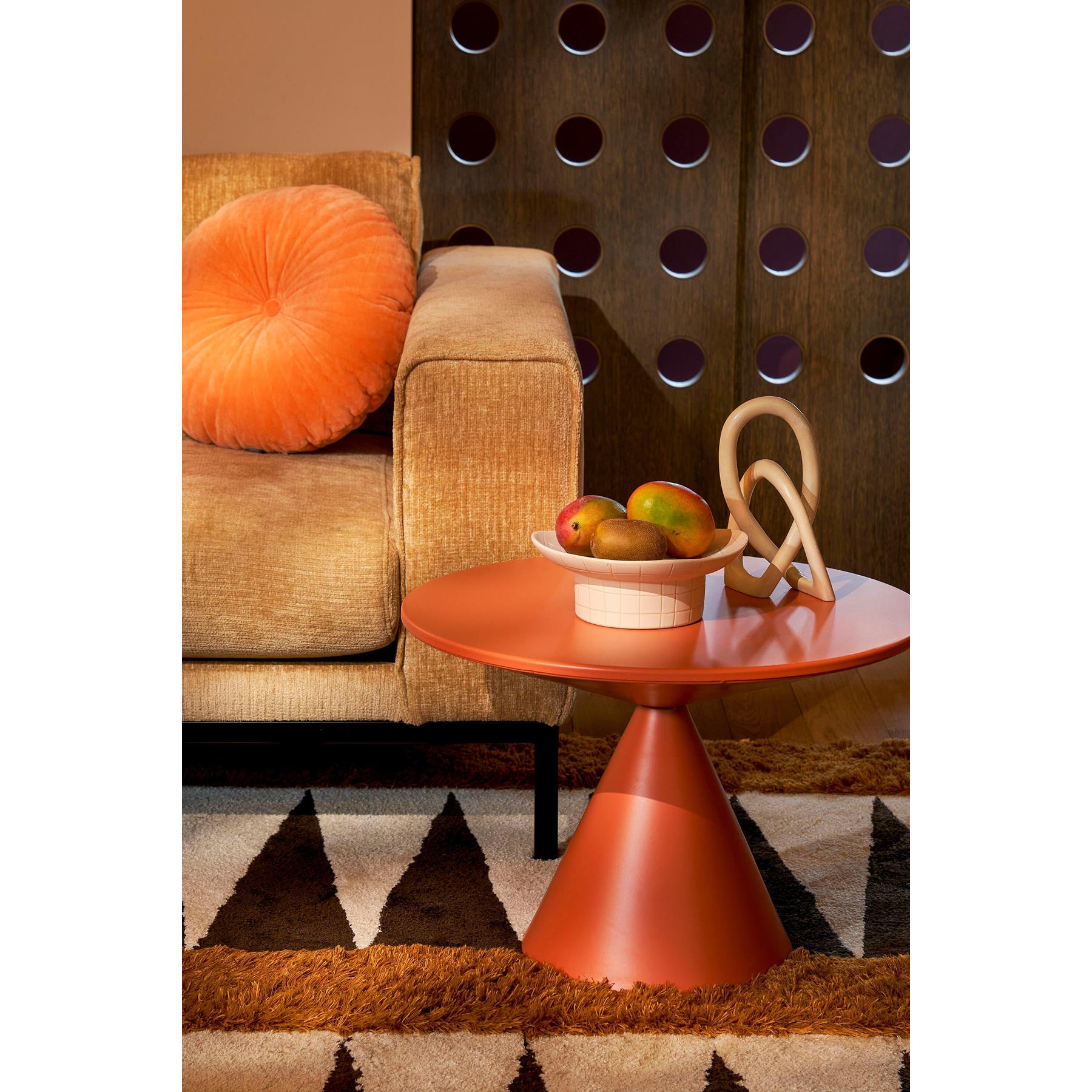 In The Mood Collection Baron Sierkussen - Ø45 cm - Oranje