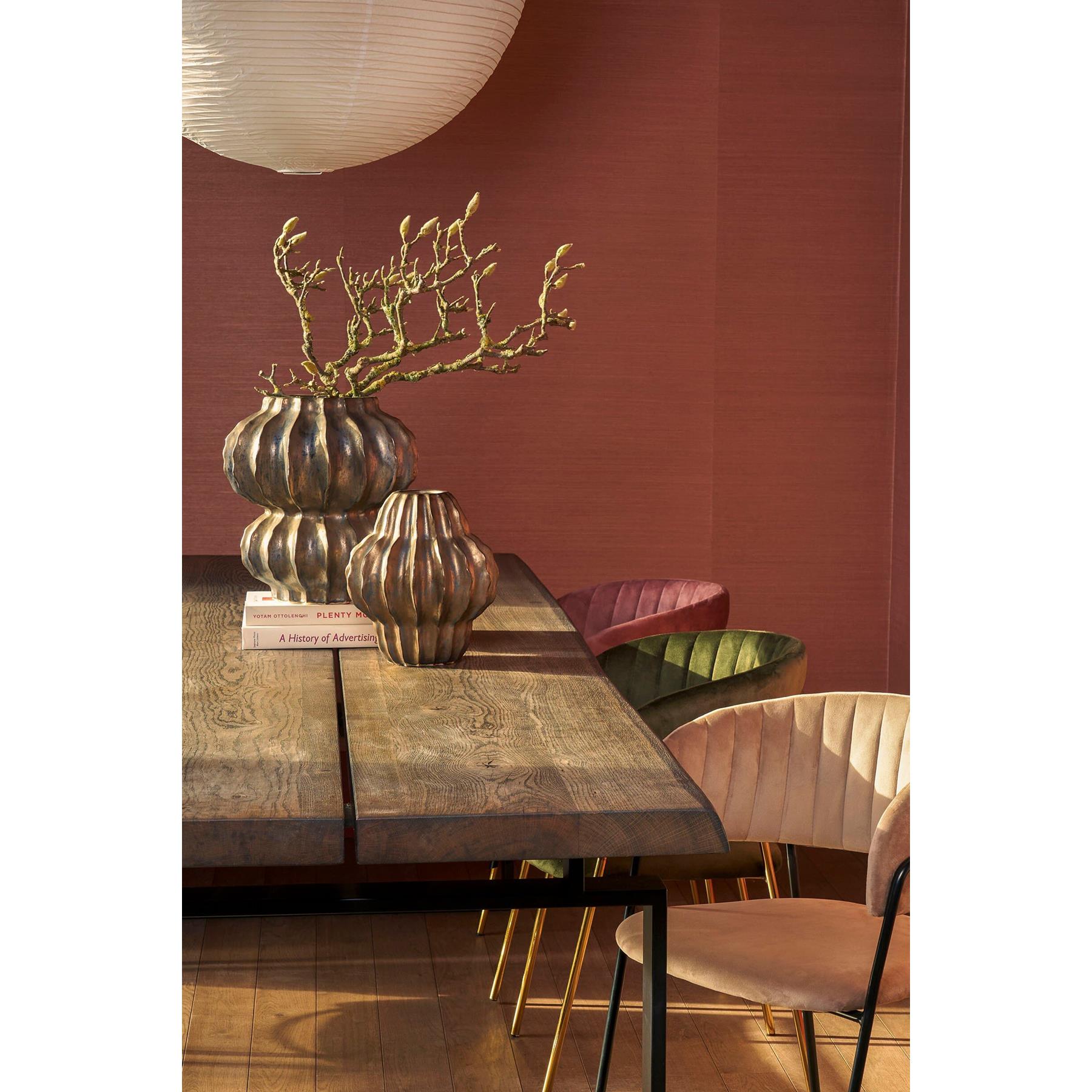 Mica Decorations Altea Vaas - H35 x Ø33 cm - Keramiek - Brons