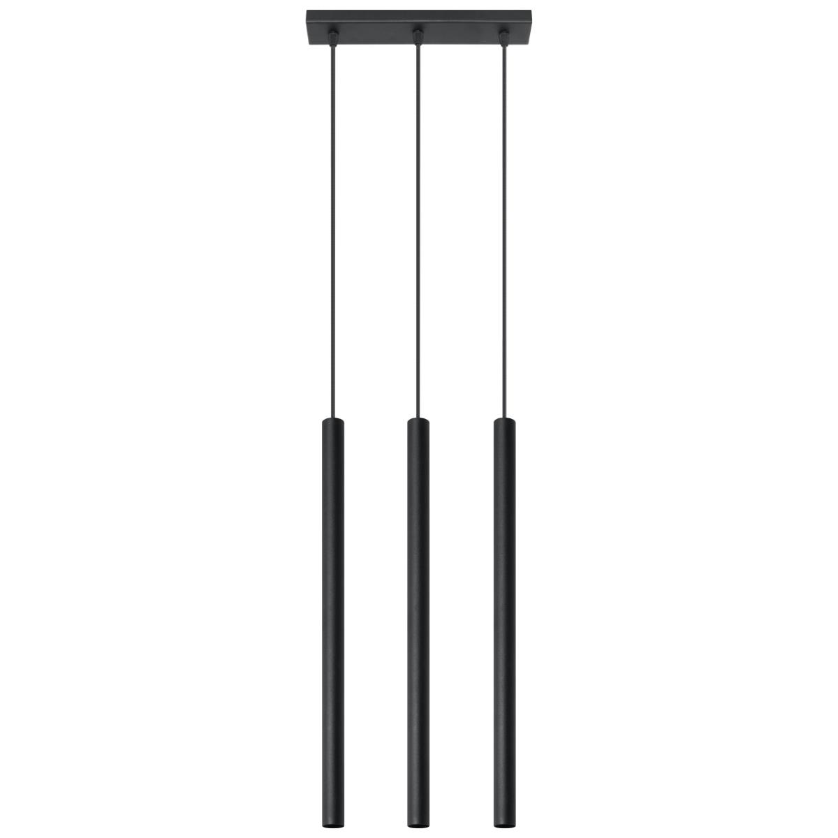 Bussandri Hanglamp modern - Metaal - Zwart