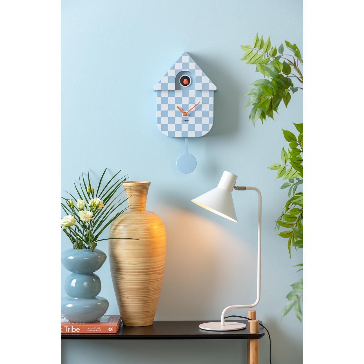 Karlsson - Wall Clock Modern Cuckoo Checker