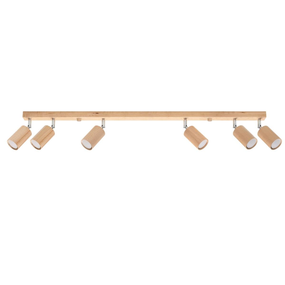 Bussandri Plafondlamp scandinavisch - Hout - Hout kleur