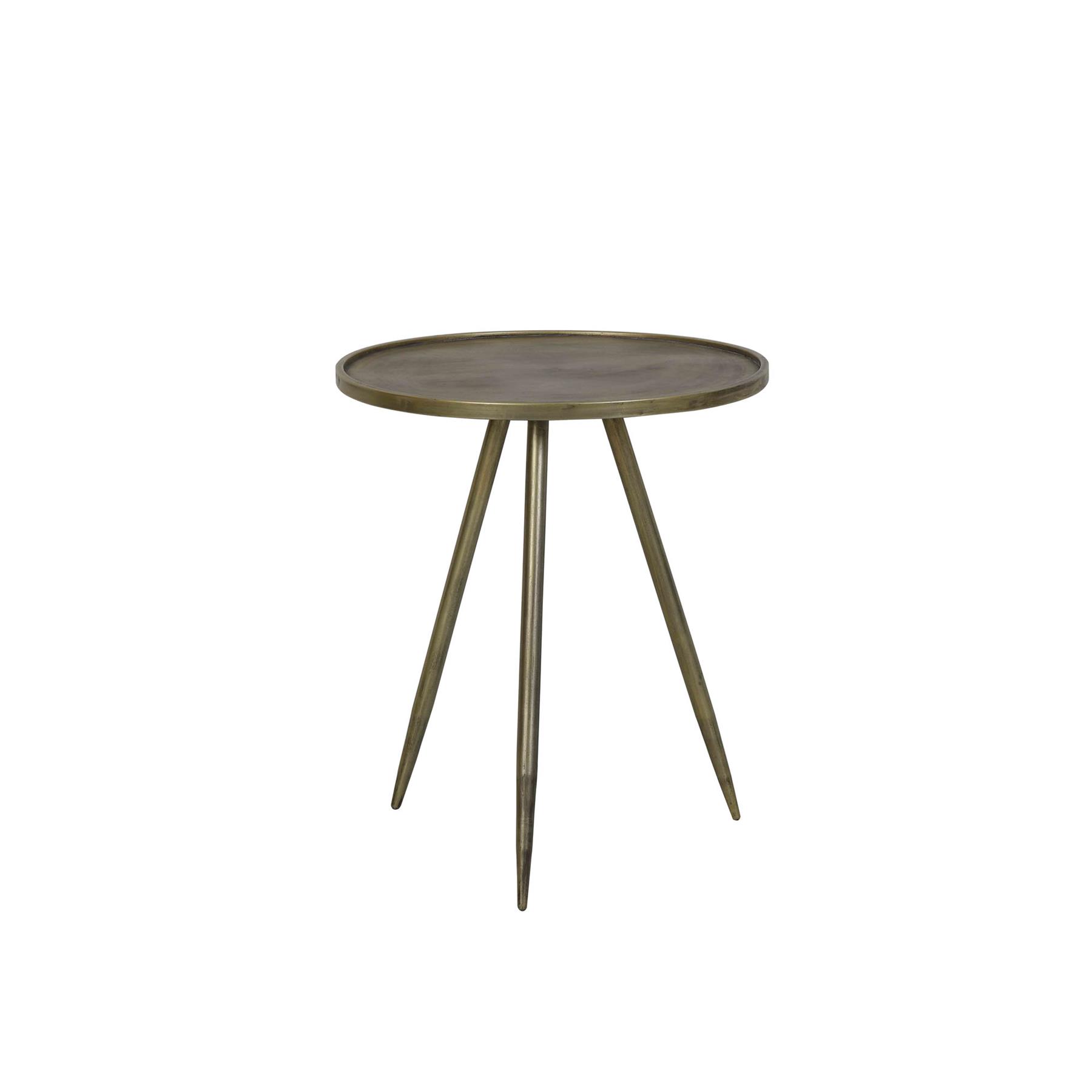 Light & Living Bijzettafel Envira - Antiek Goud - Ø39,5cm