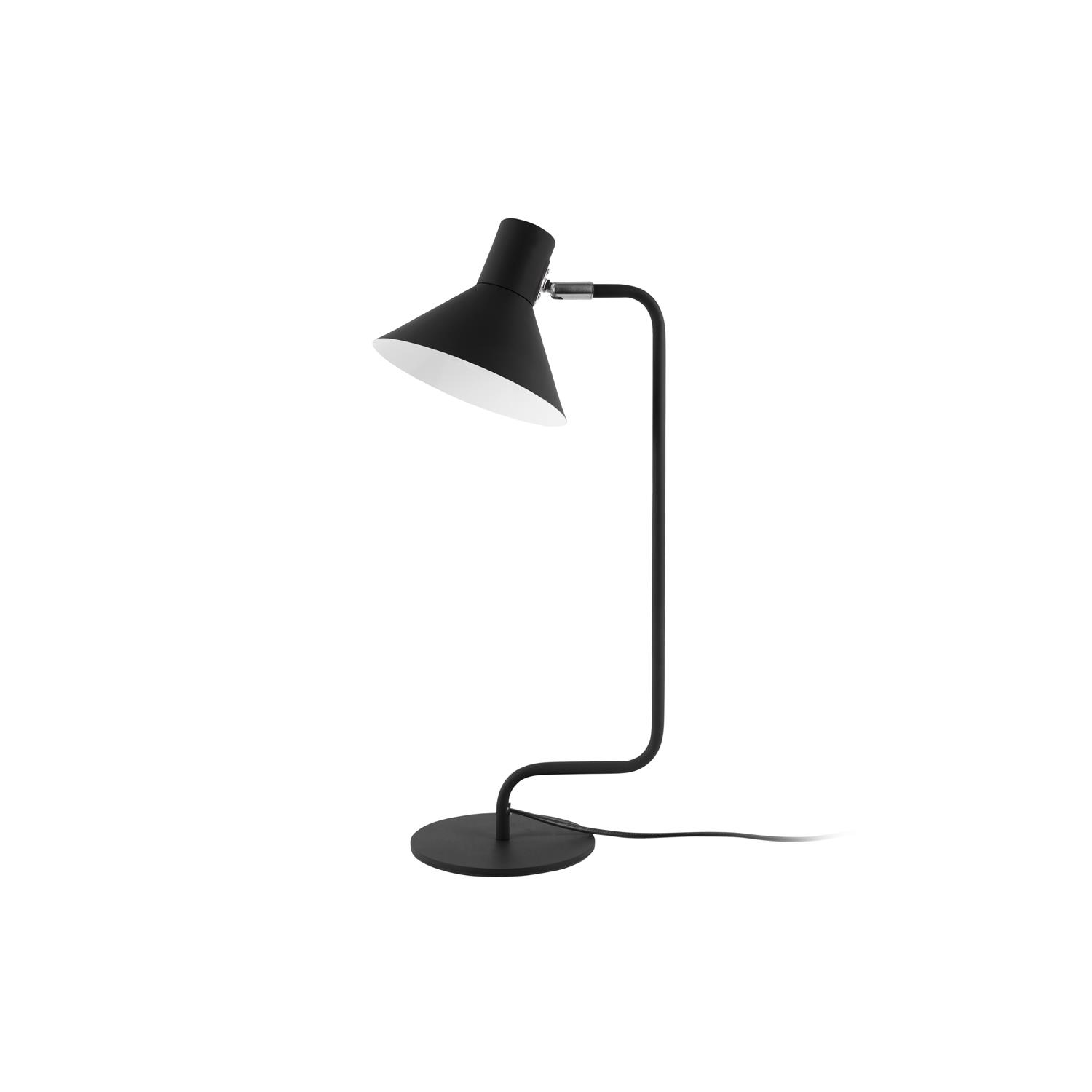 Leitmotiv - Table lamp Office Curved metal black