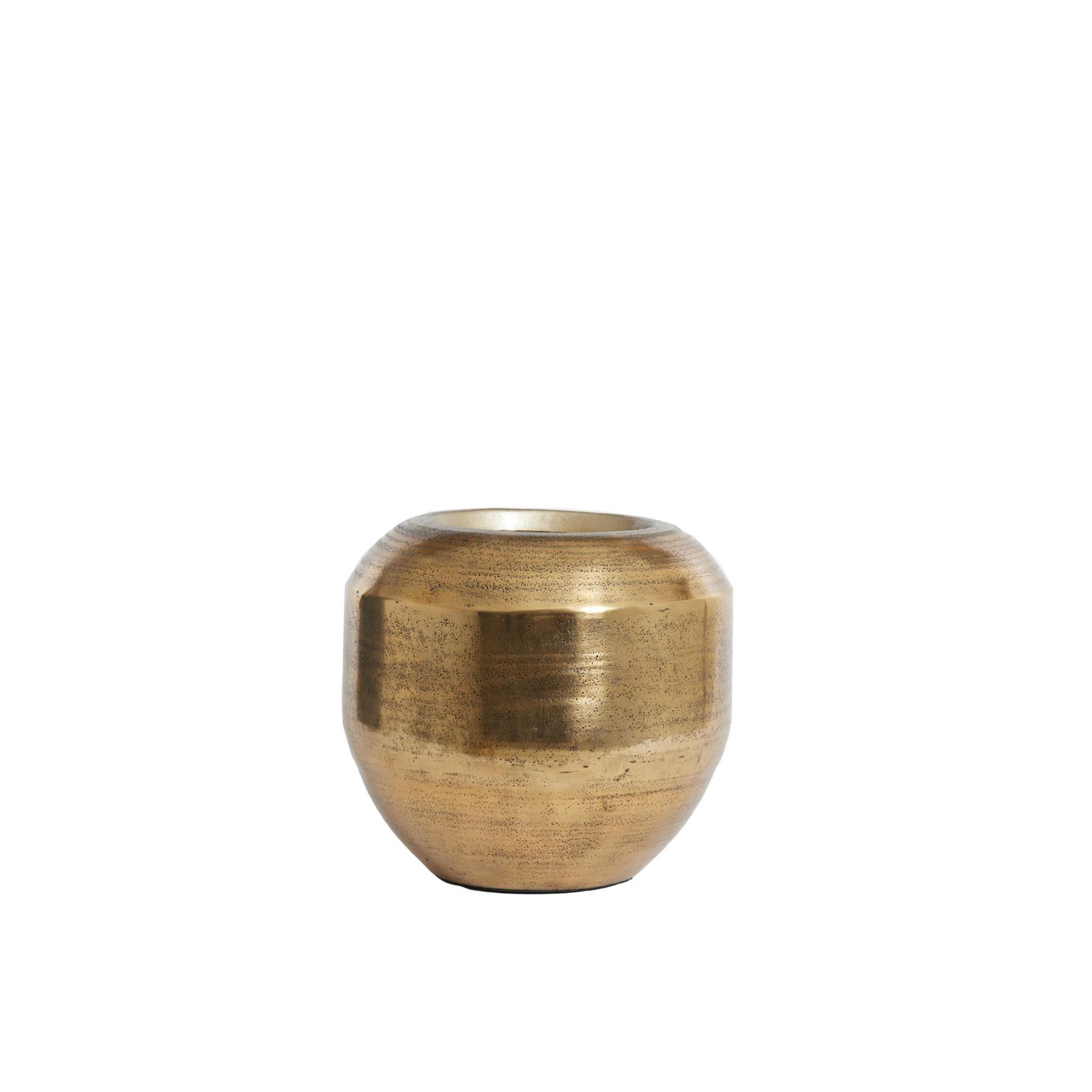 Light & Living Bloempot Louie - Antiek Goud - Ø40cm