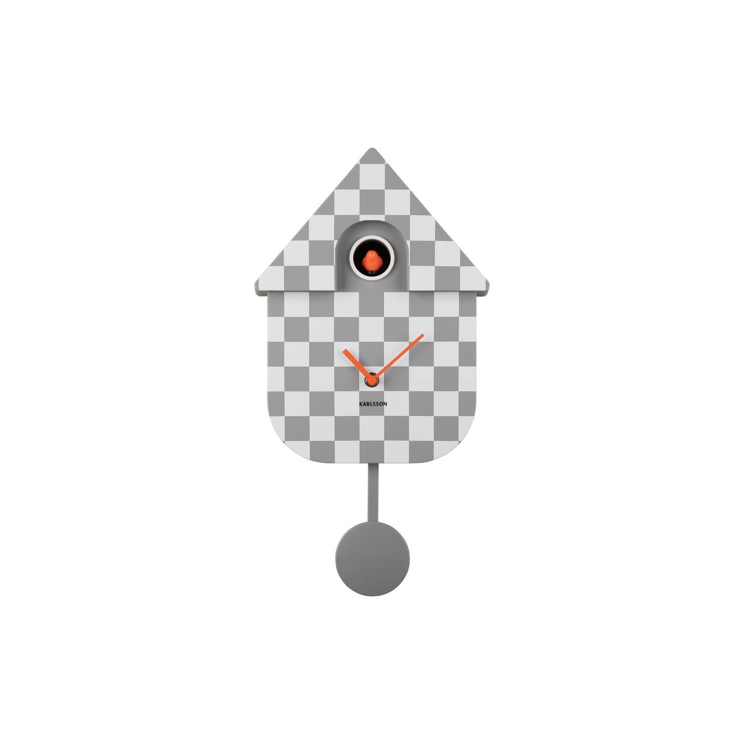 Karlsson - Wall Clock Modern Cuckoo Checker