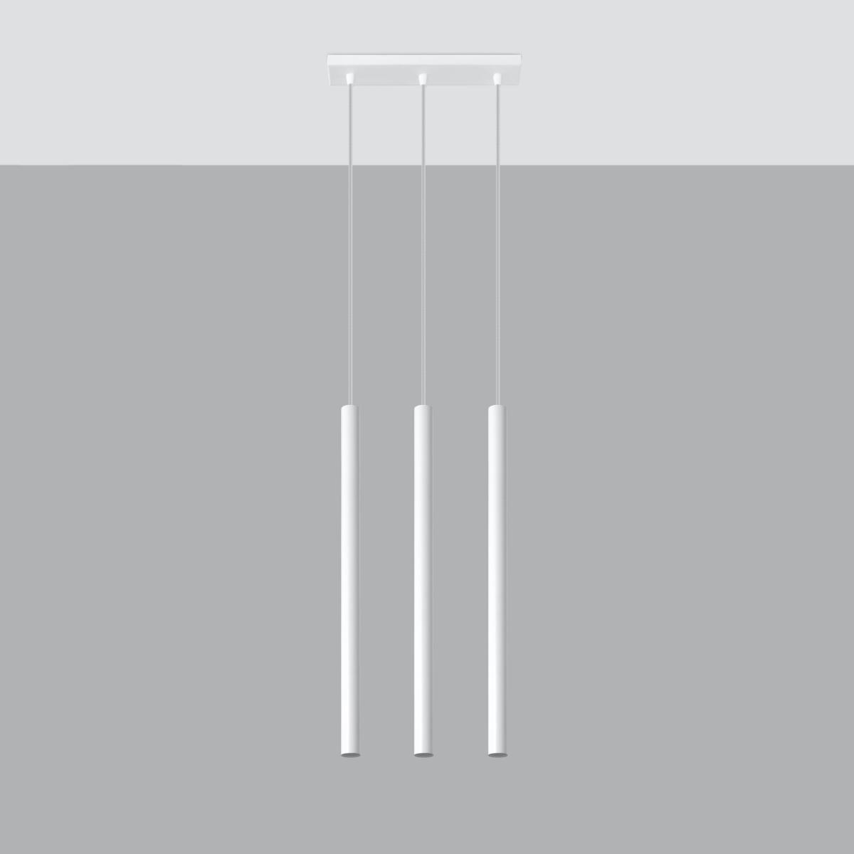 Bussandri Hanglamp modern - Metaal - Wit