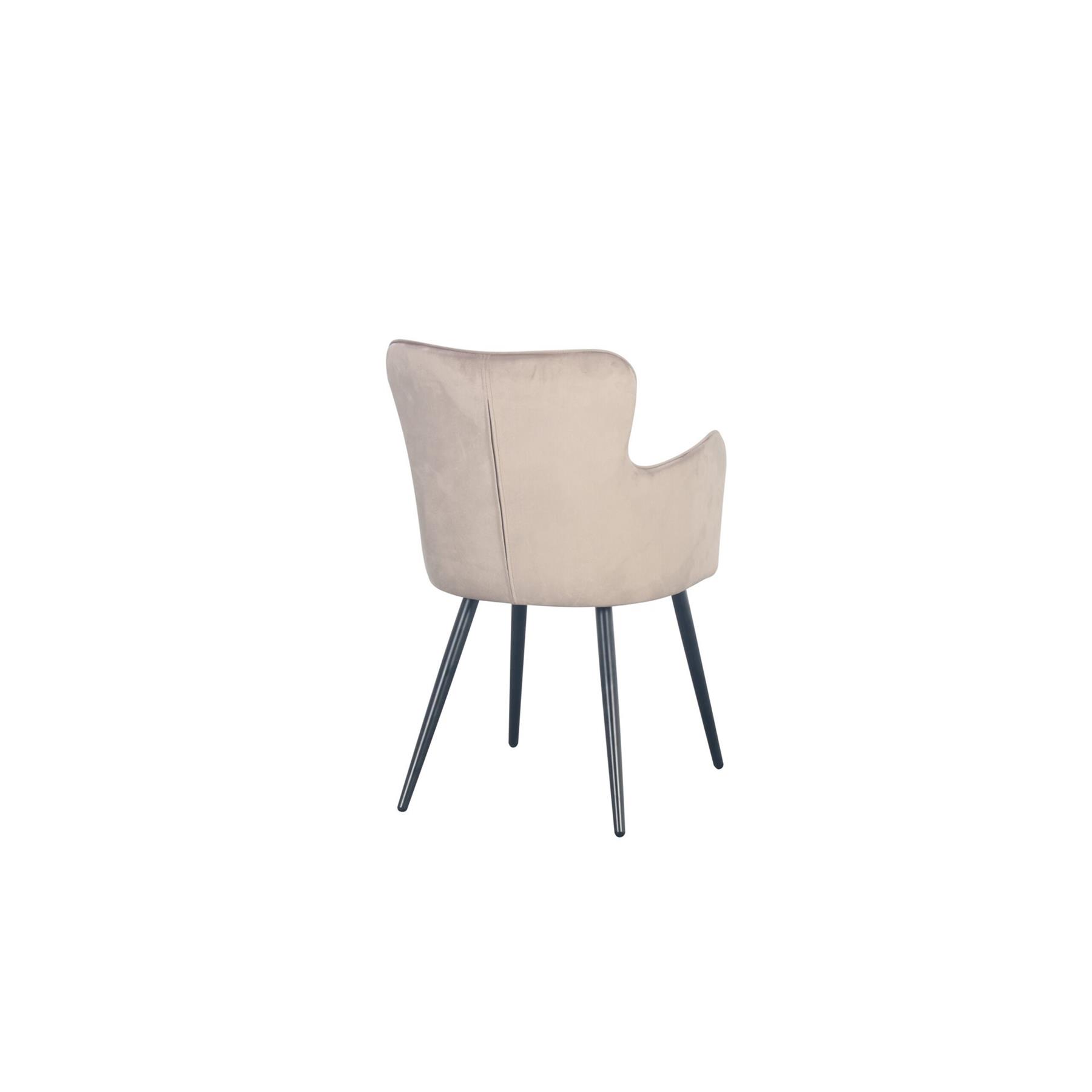 Pole to Pole Wing Eetkamerstoel - Velvet - Beige