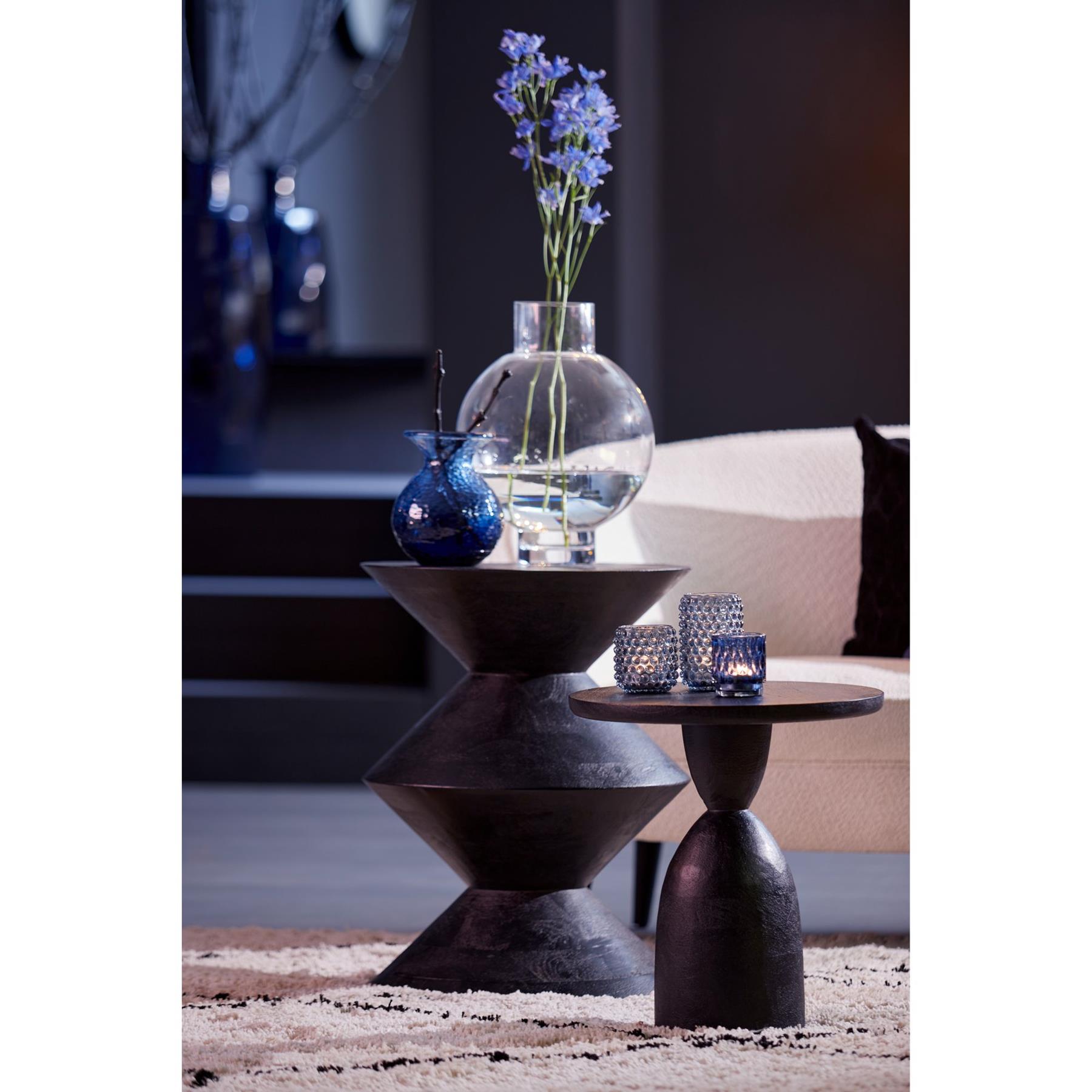 Light & Living Bijzettafel Torir - Zwart - Ø40cm