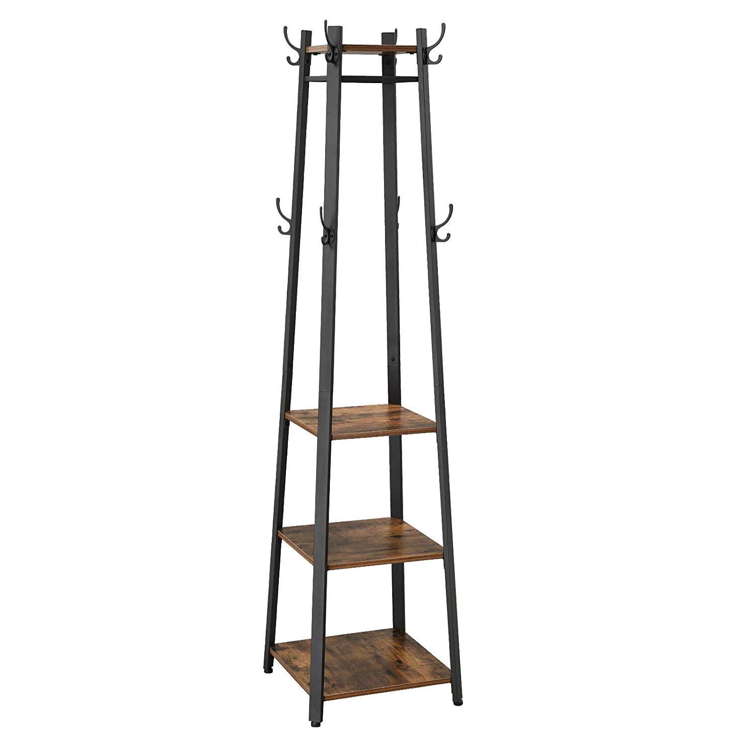 ACAZA Staande Kapstok Vintage bruin