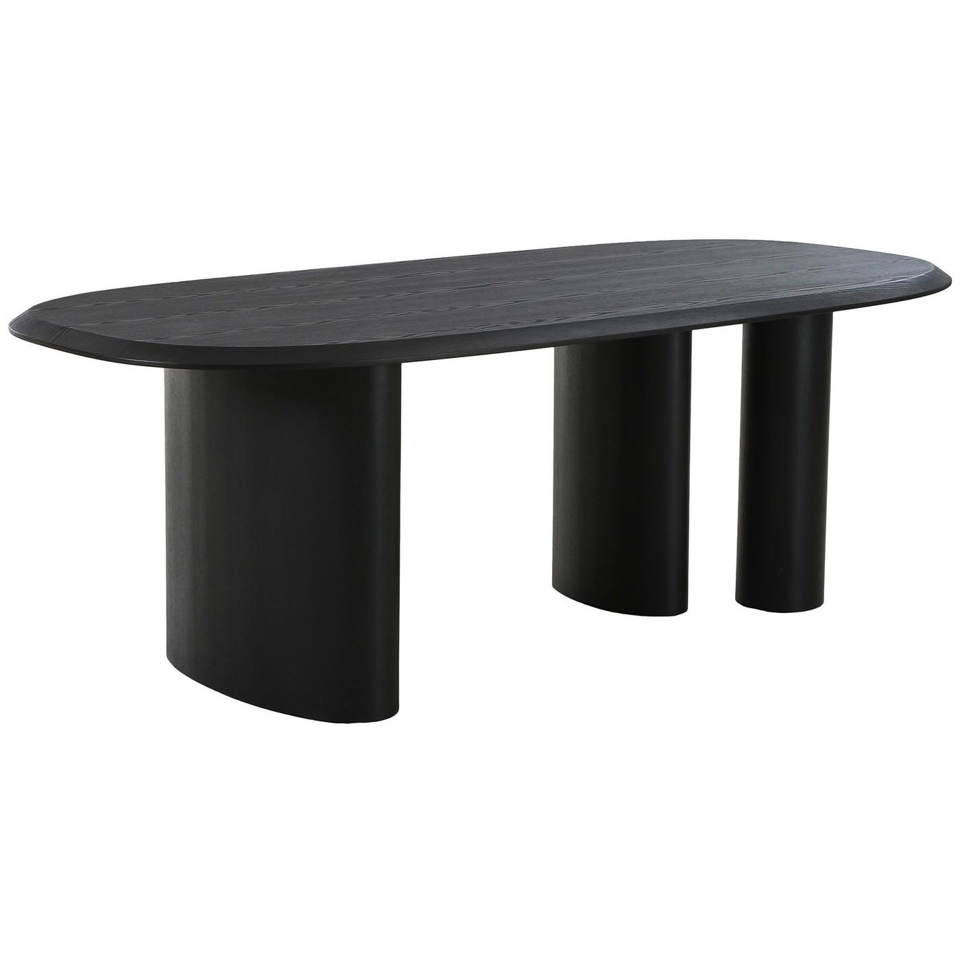 House Nordic - Eettafel Ovaal 220cm - Donkerbruin - 6-8 Personen