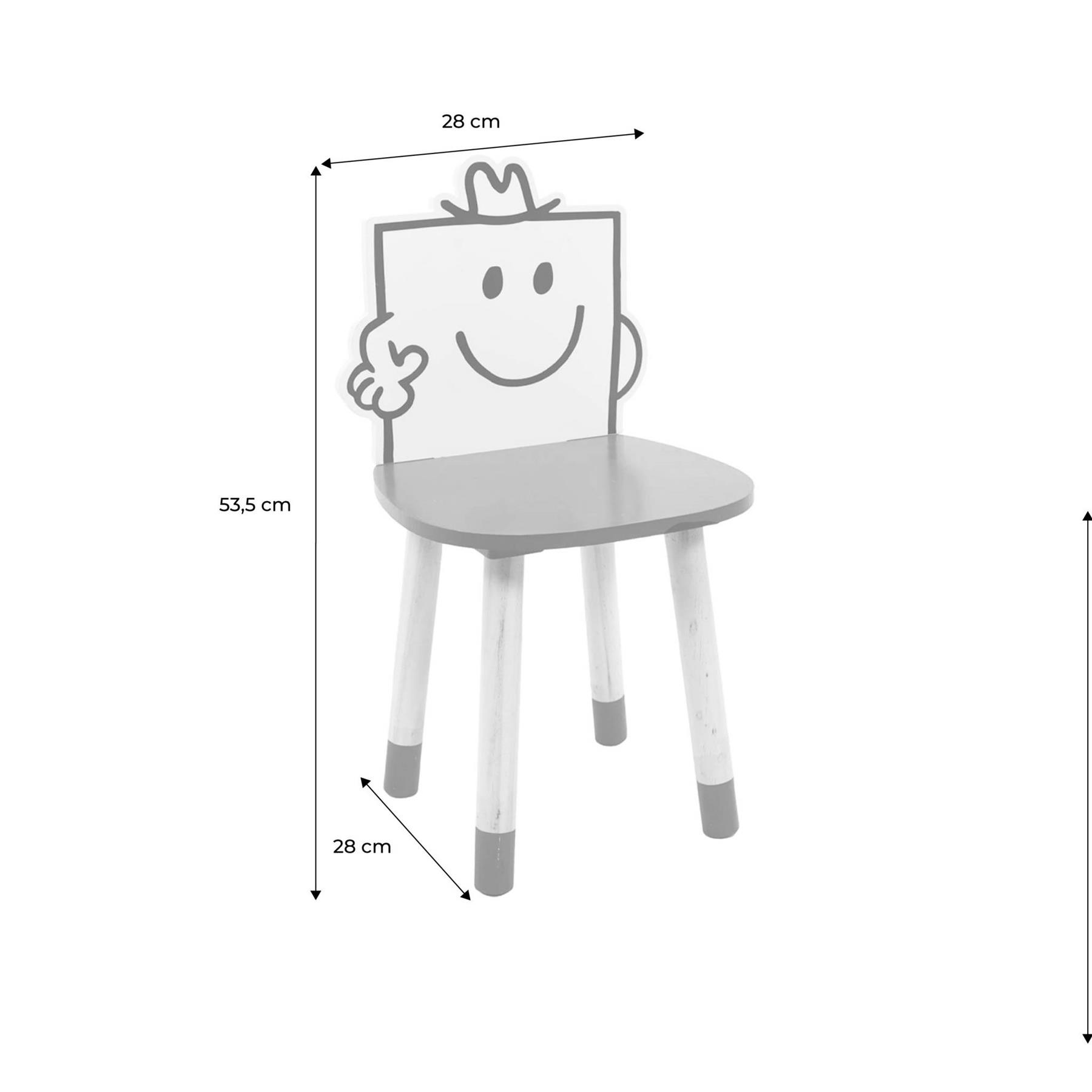 sweeek - Set van 2 kinderstoelen, Monsieur|Madame collectie - Monsieur