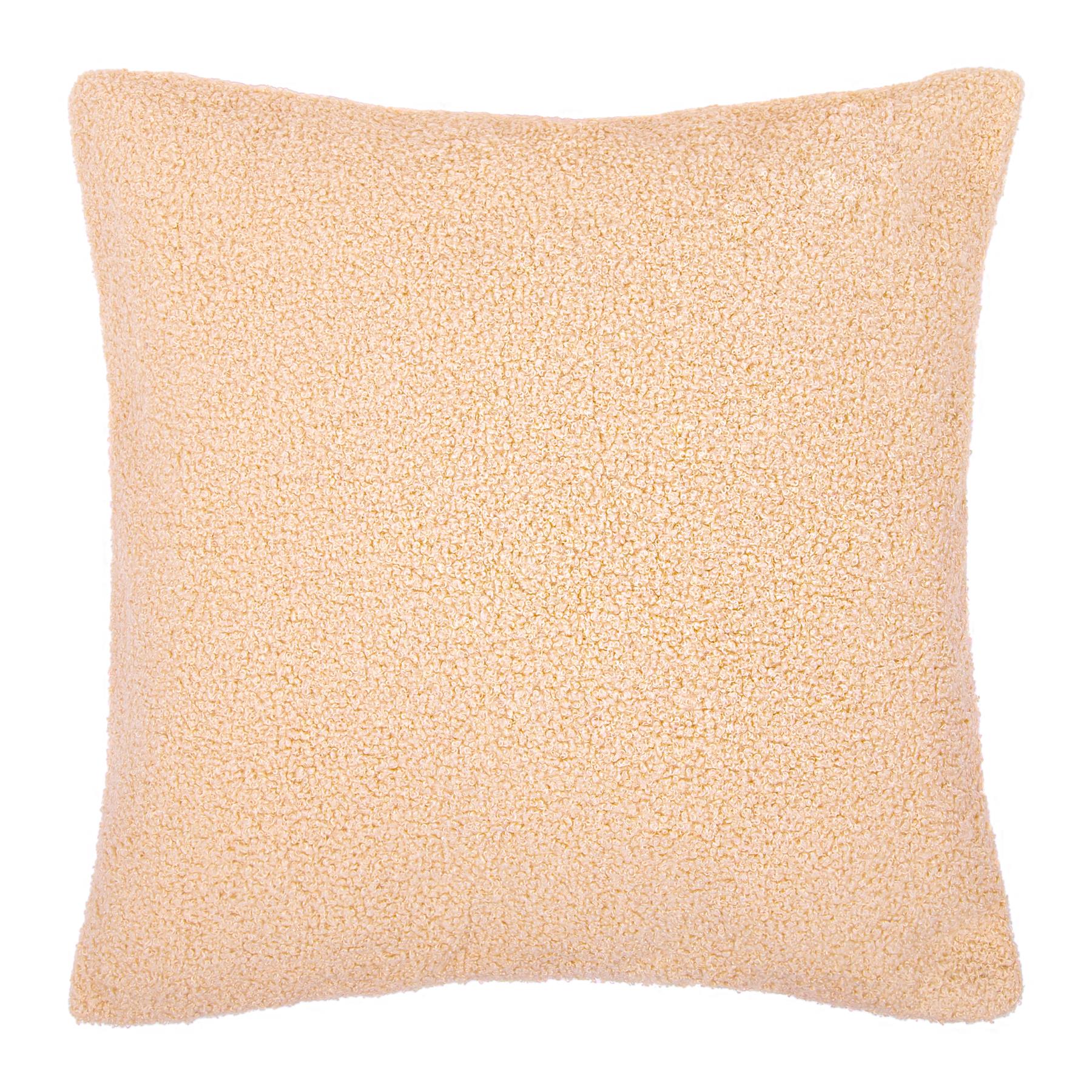 QUVIO Sierkussenhoes teddy - 45x45cm - Bruin