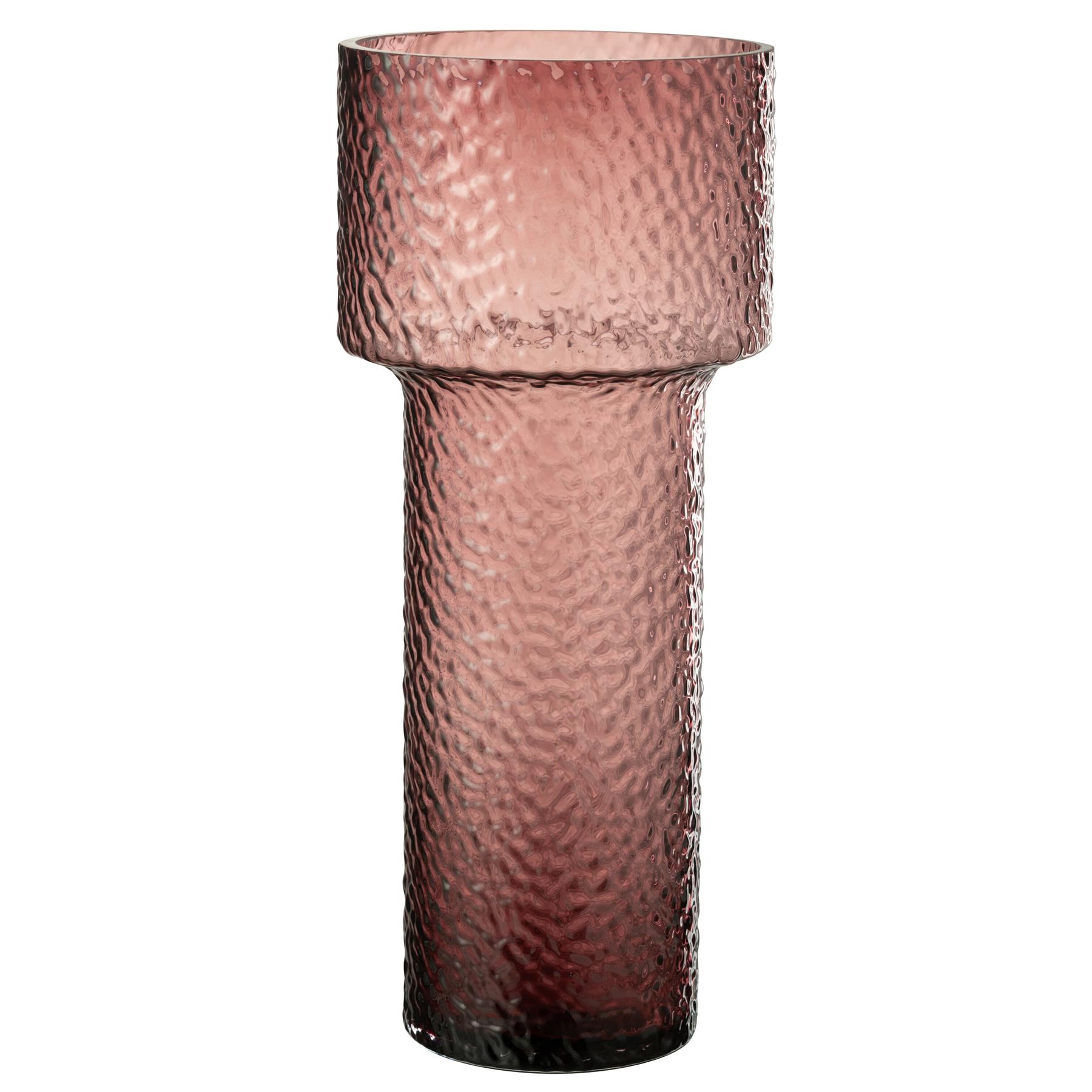 J-line - Vaas Betty Glas Rose Large - 19x19x45cm