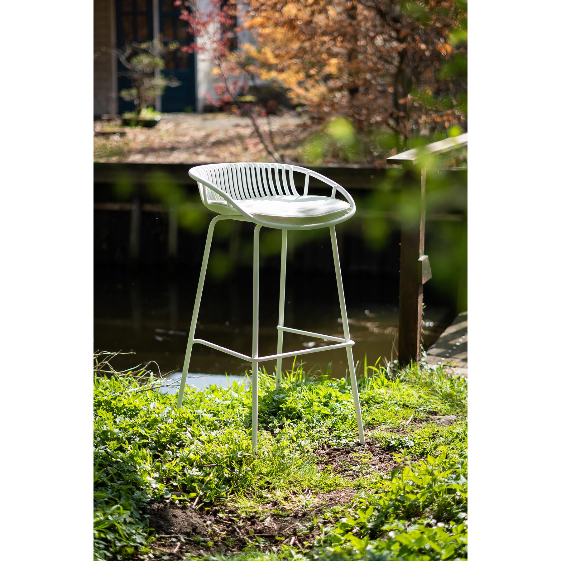 Kick (tuin)barkruk Rio - Wit