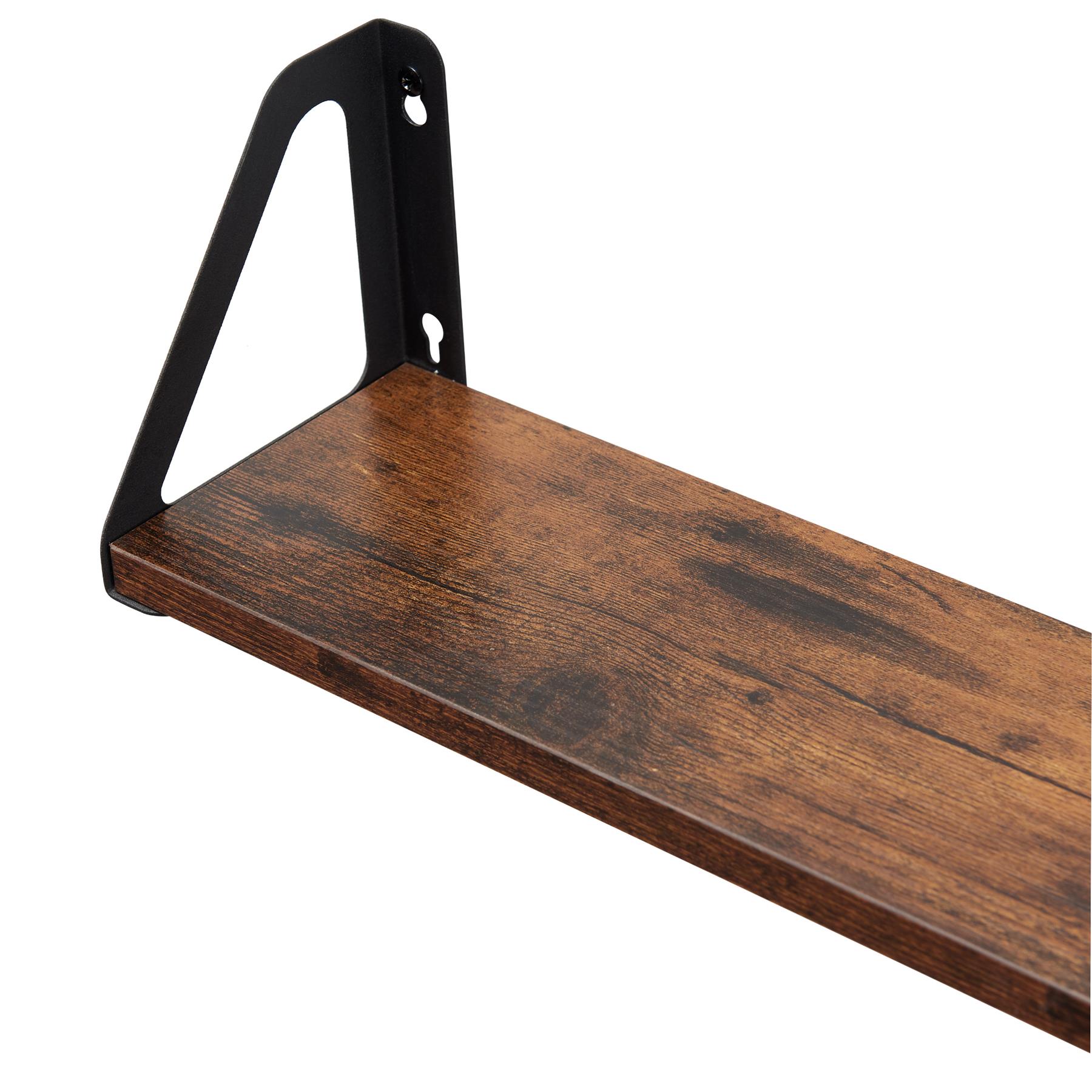 ACAZA Wandplank Vintage bruin  - 2 st.
