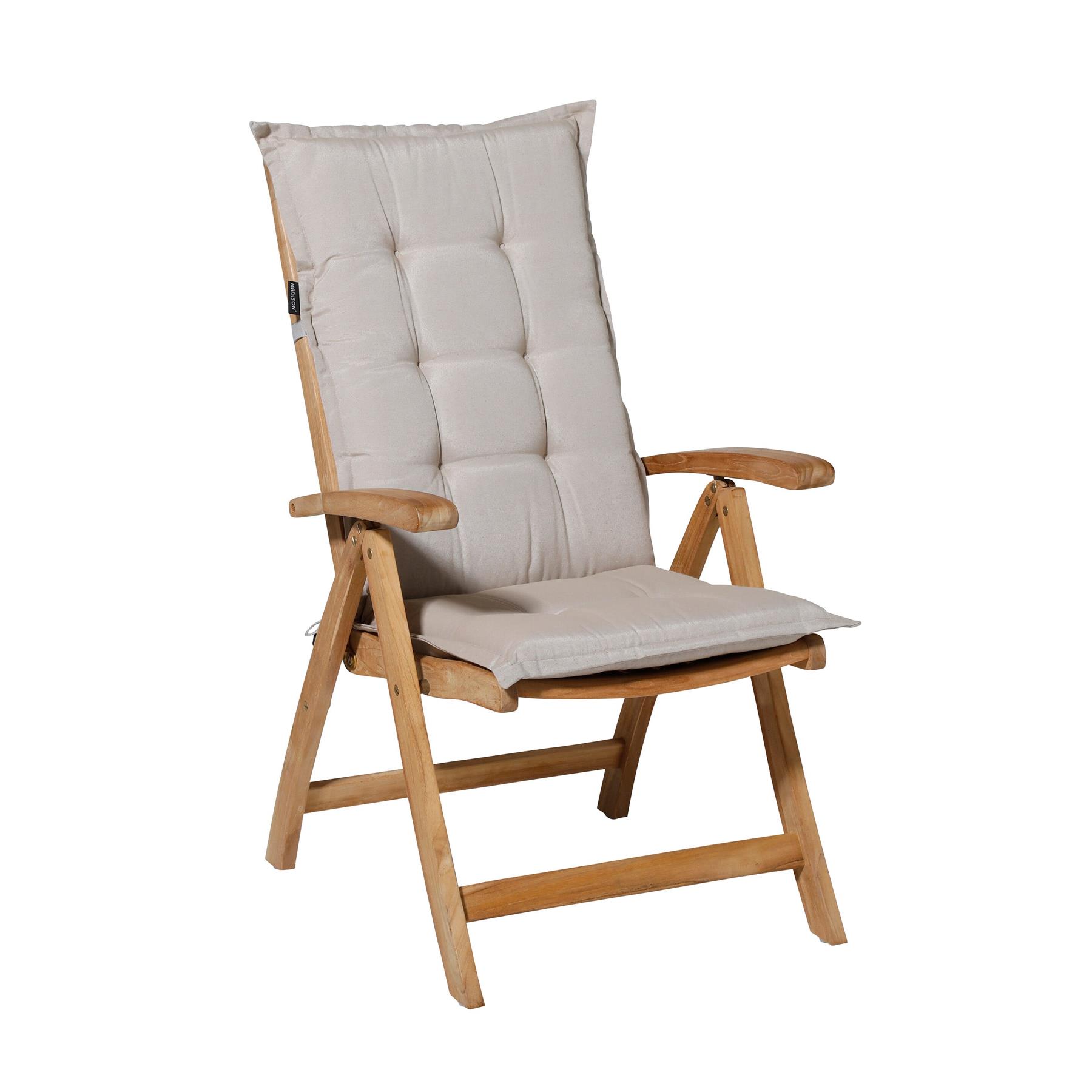 Madison - Kussen lage rug Panama linnen - 105x50 - Grijs