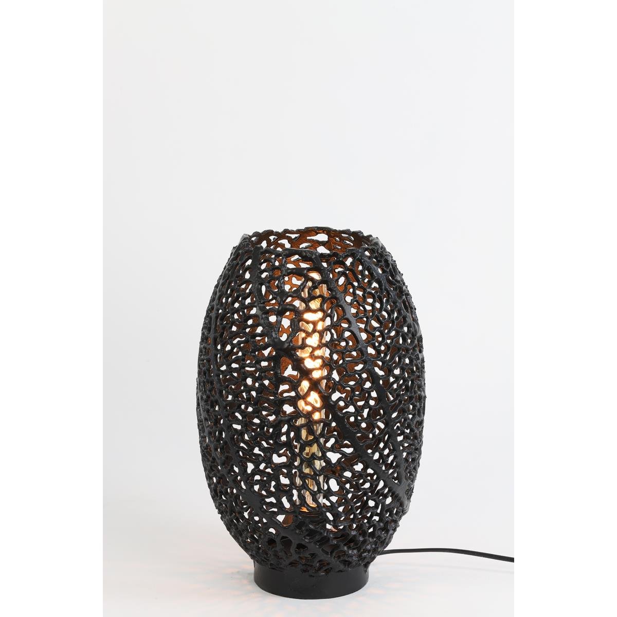 Light & Living Light&Living Tafellamp Ø24x40 cm SINULA mat zwart