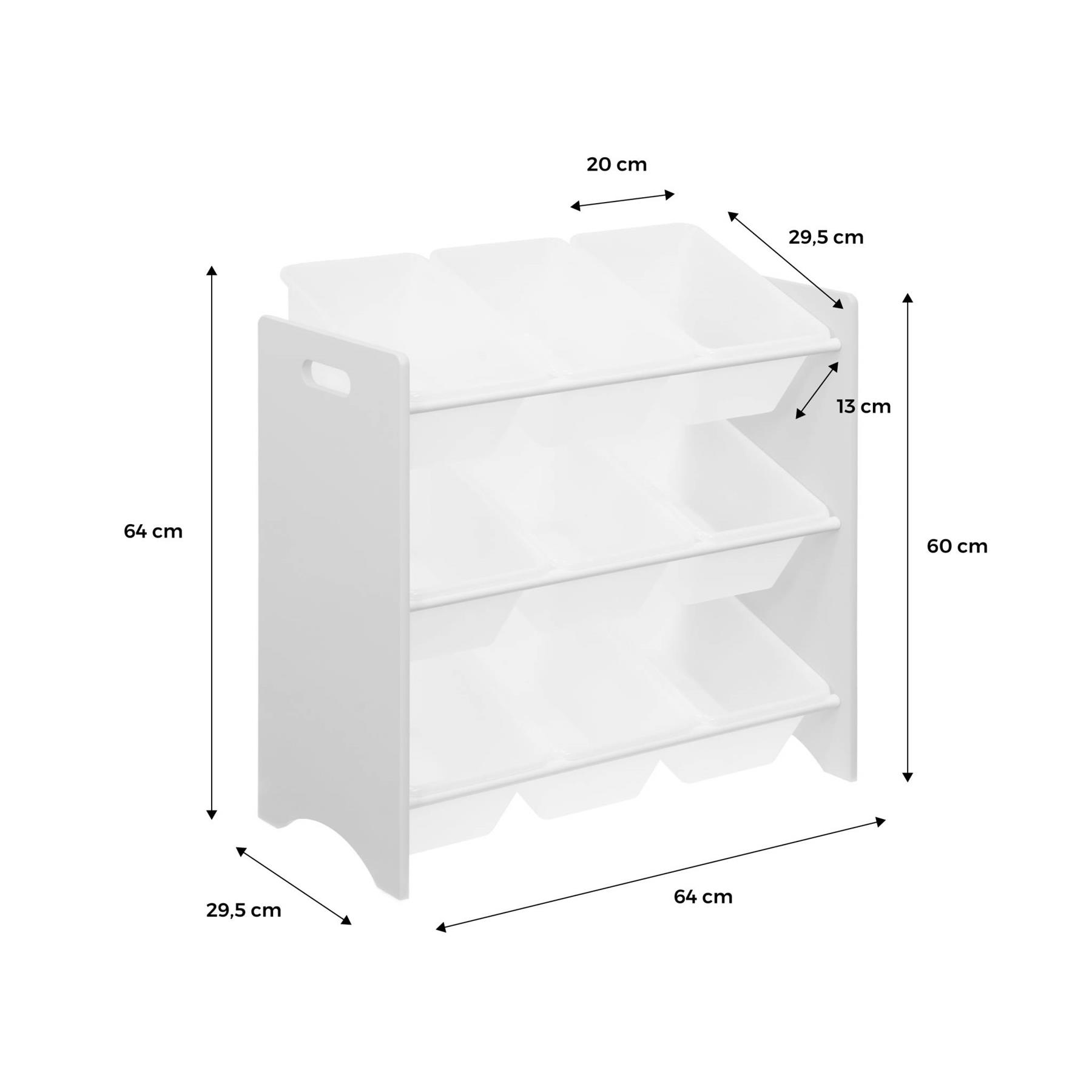 sweeek - Set van 2 opbergkasten voor kinderen, 64x29,5x60cm