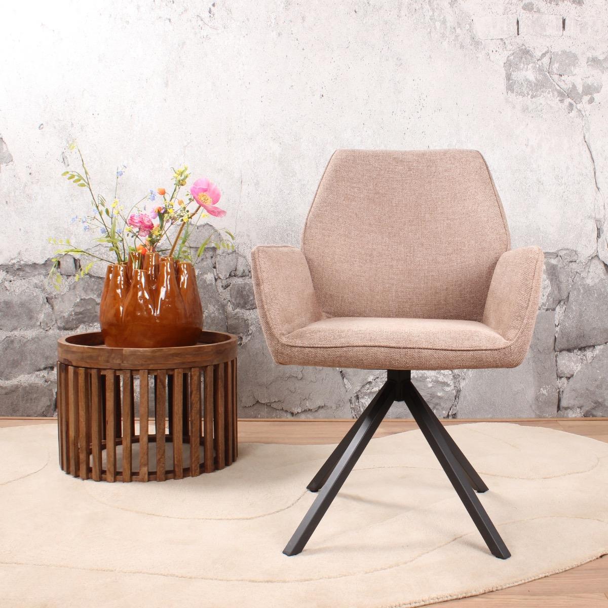 DS4U - Sacha eetkamerstoel stof beige