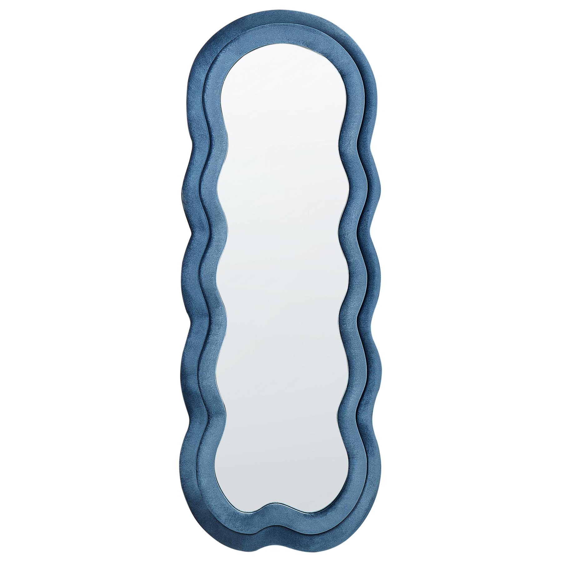 Beliani - LACS - Wandspiegel - Blauw - MDF