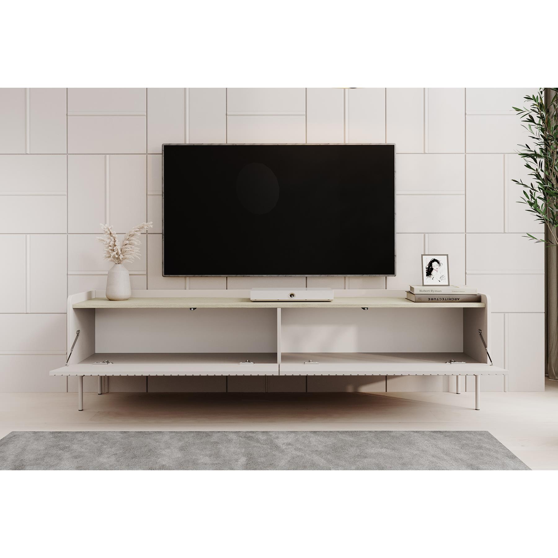 Meubella TV-Meubel Livako - Beige - 181 cm