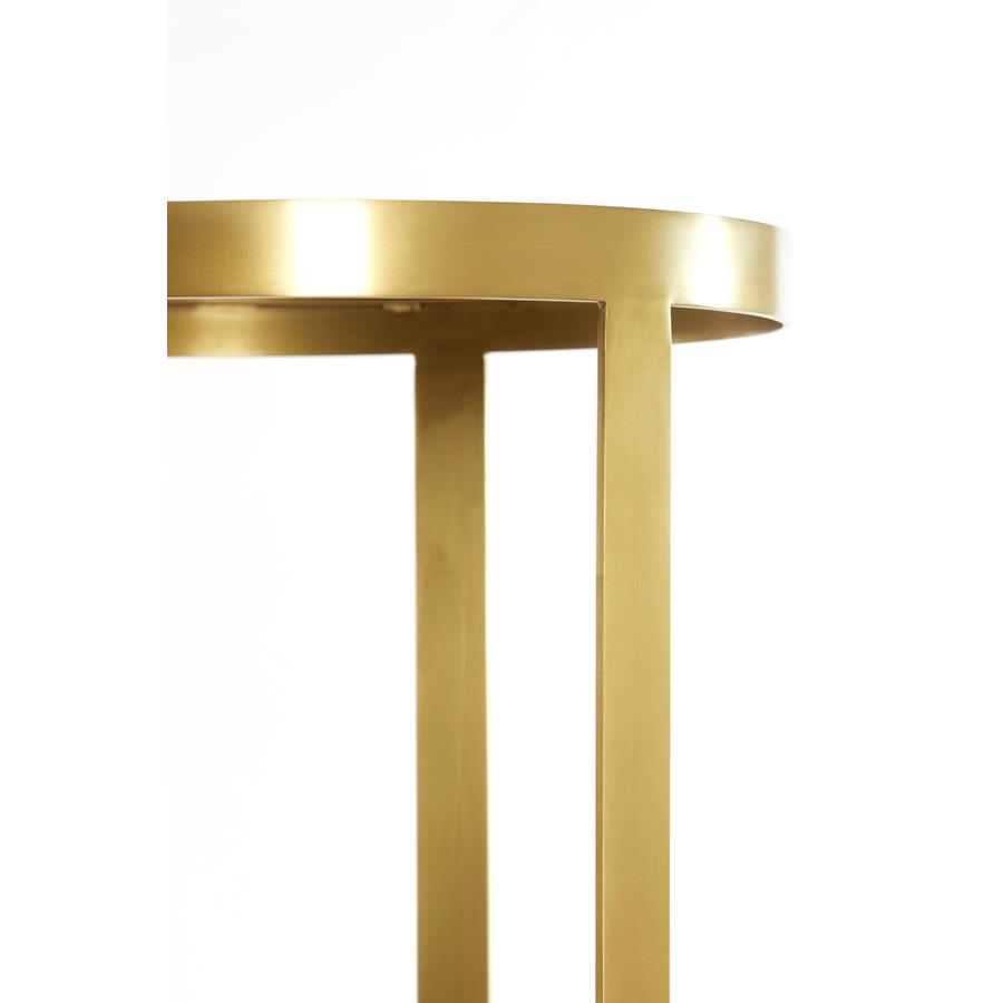 Light & Living Light&living Zuil Ø40x100 cm TURBI glas zwart-mat brons