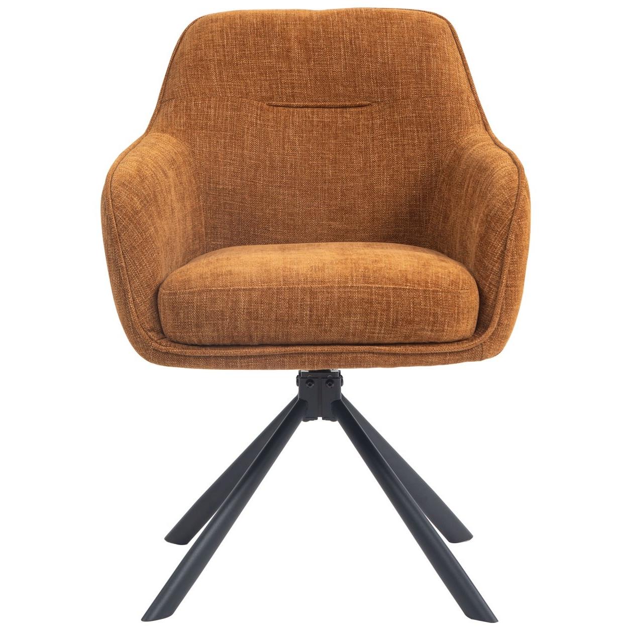 Hygge Interiors Select Avola Draaistoel Roest set van 2