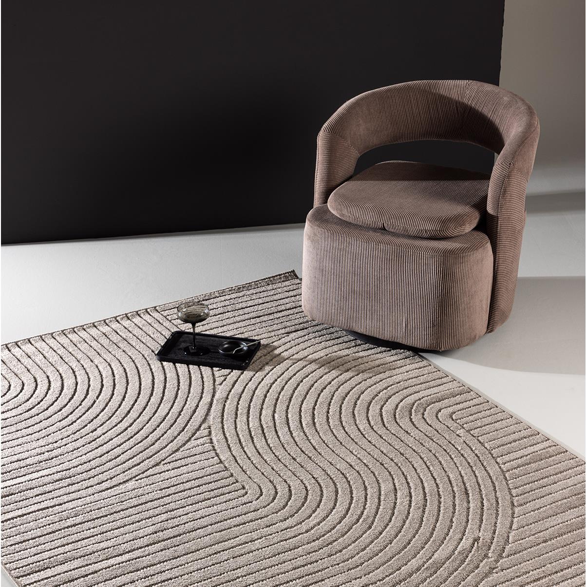 Nest living Misha Rechthoekig Vloerkleed 290 x 200 cm - Bruin