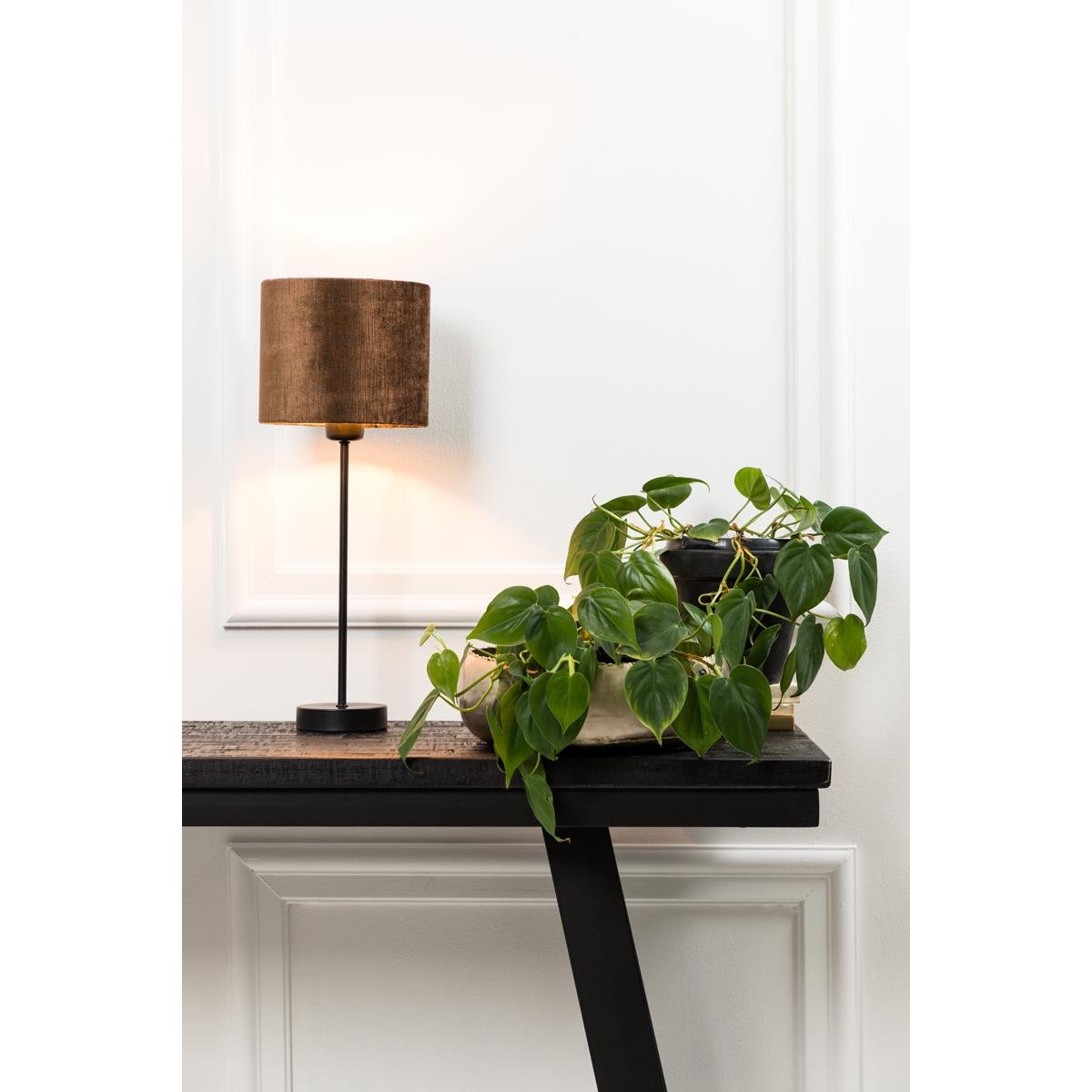 Light & Living Light&living Lampvoet Ø10x38 cm HOUSTON mat zwart