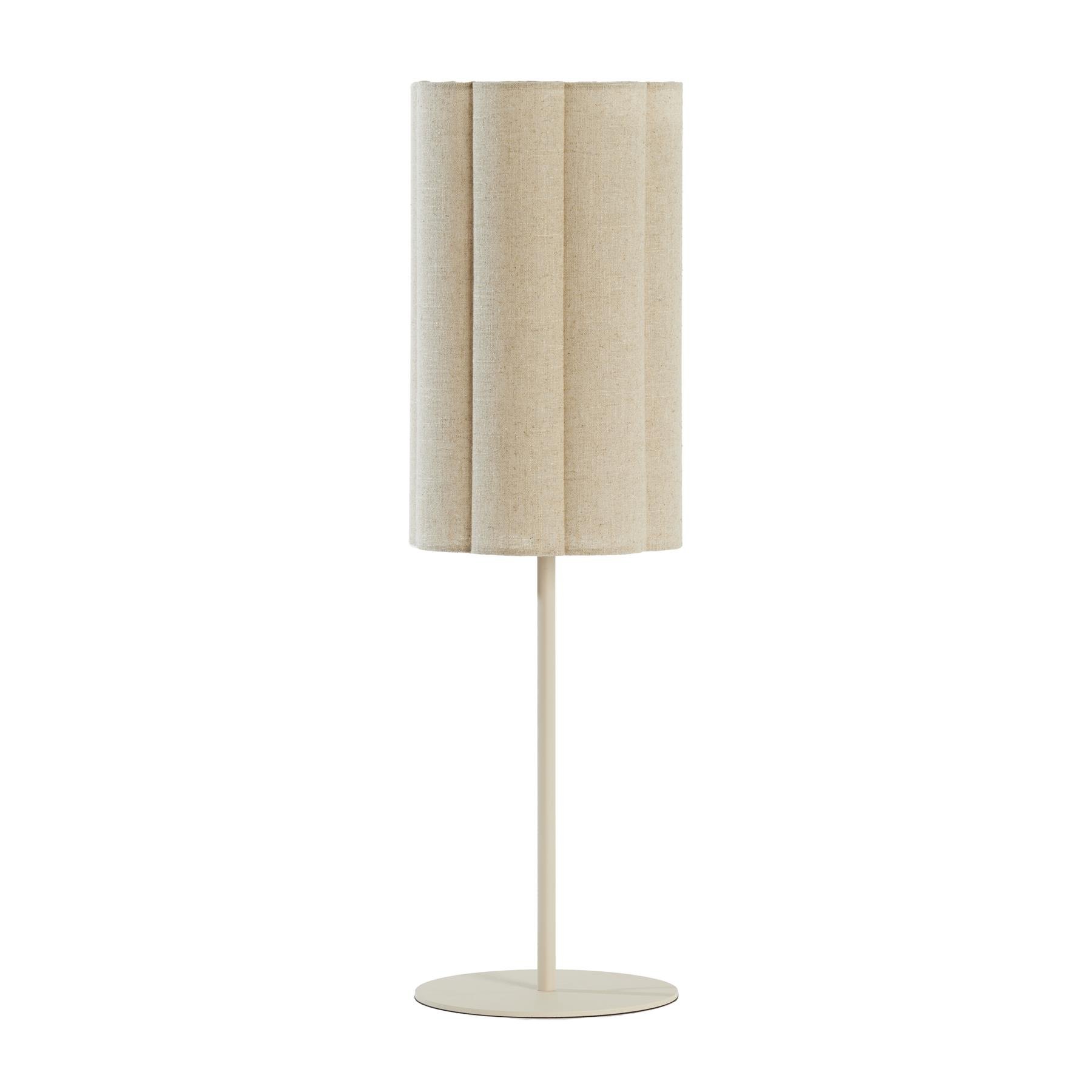 Vtwonen Tafellamp Ø20x70 cm FRINGE naturel+crème