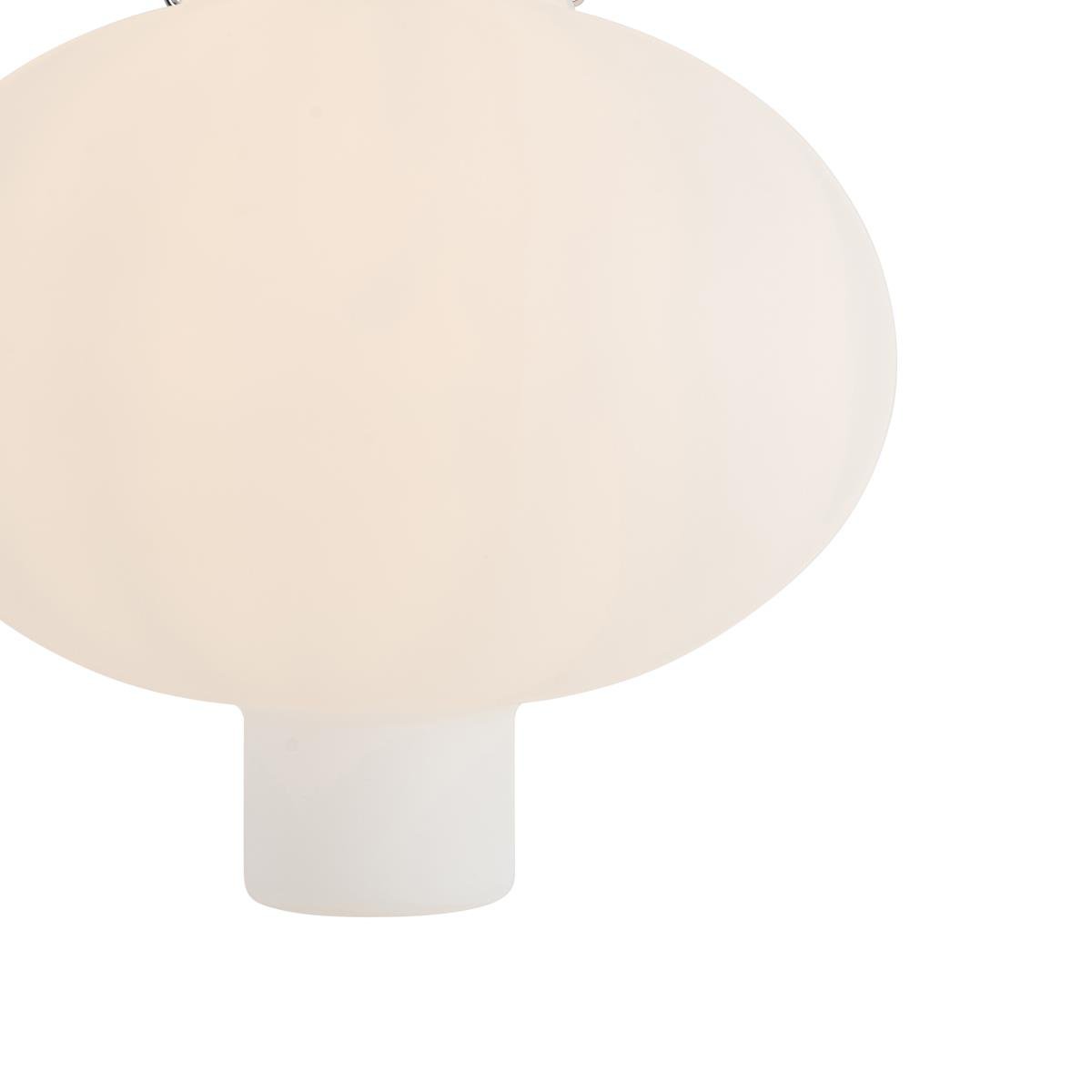 QAZQA Buiten hanglamp wit 35 cm met rode stekker IP44 - Pion