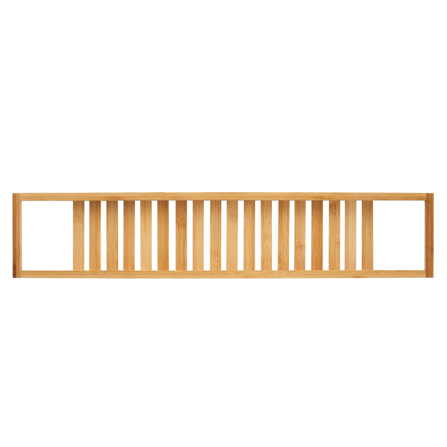 Badplank, Bamboe Bad Brug, Plank voor in Bad, 74 cm, Bamboe Hout