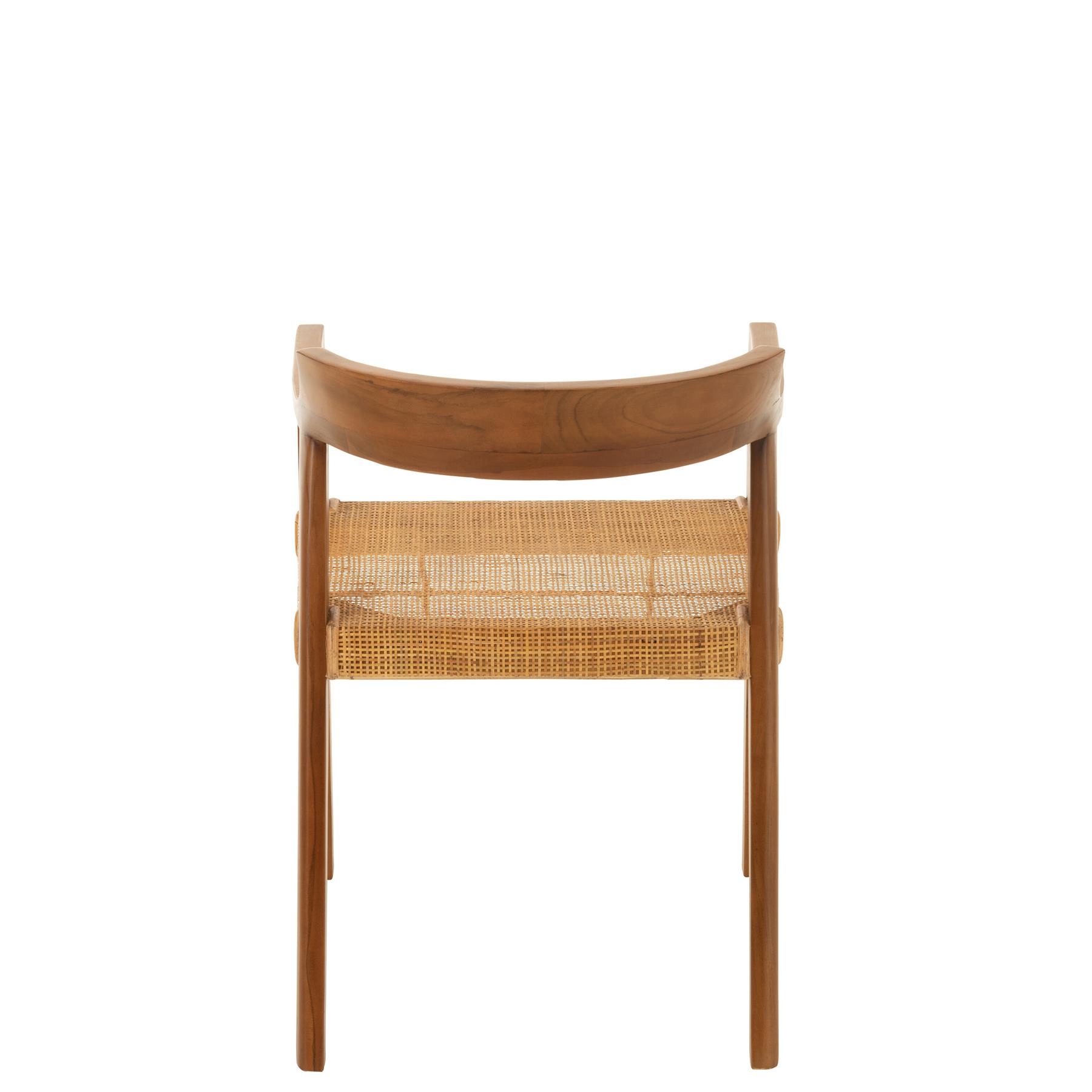 J-Line stoel Emma - hout - bruin