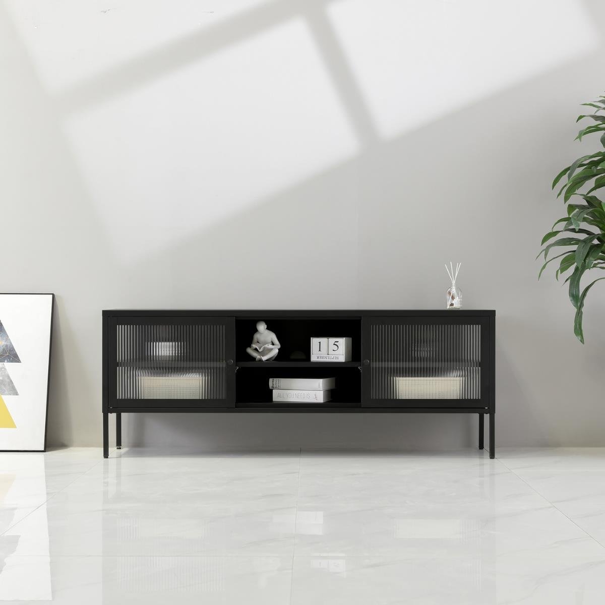 DS4U Next Level industrieel metalen tv meubel - recht