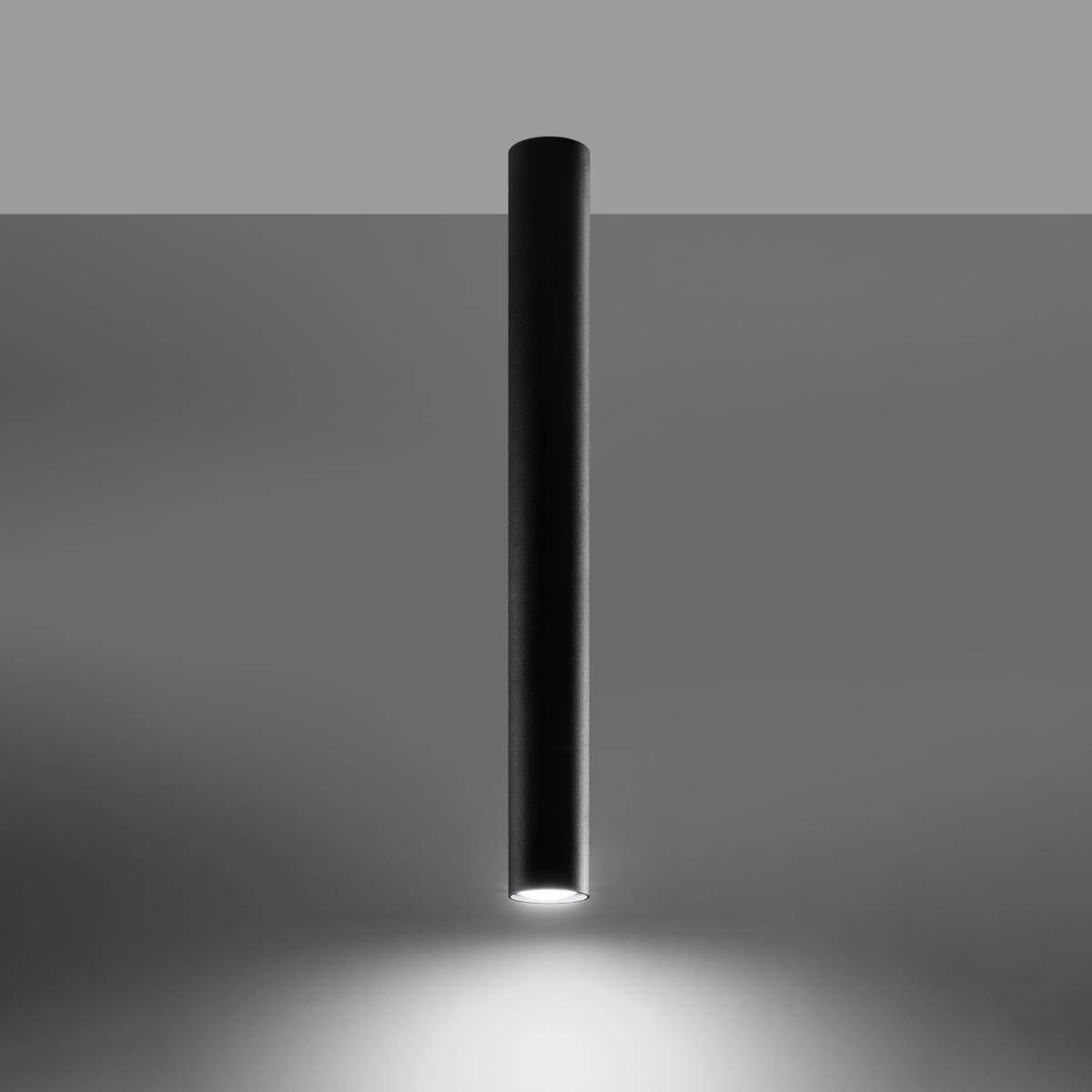 Bussandri Plafondlamp modern - Metaal - Zwart