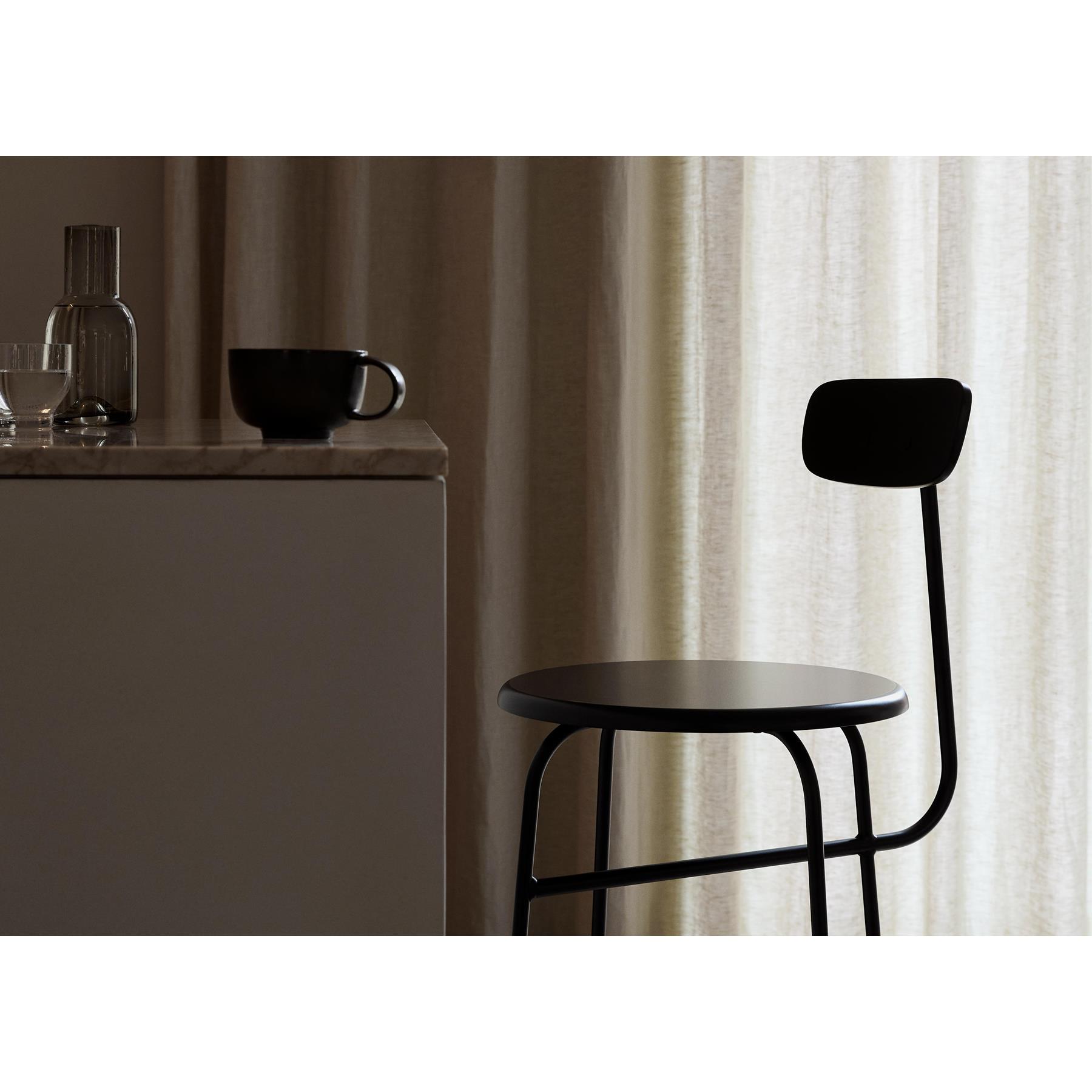 Audo Copenhagen Afteroom Counter barkruk H92 zitting Siërra 1001 zwart