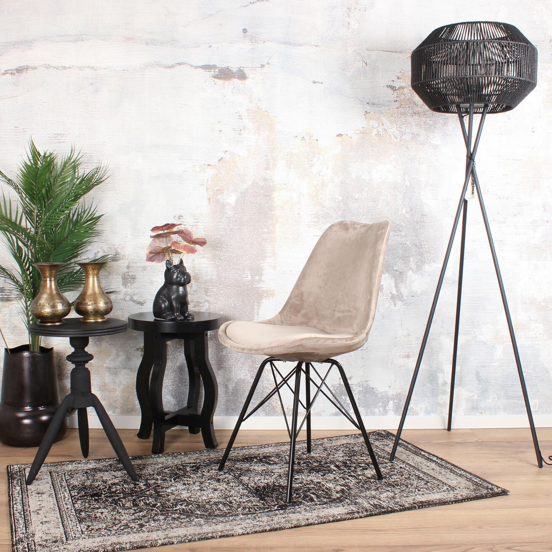 DS4U DS4U Velvet kuipstoel limited edition champagne|taupe