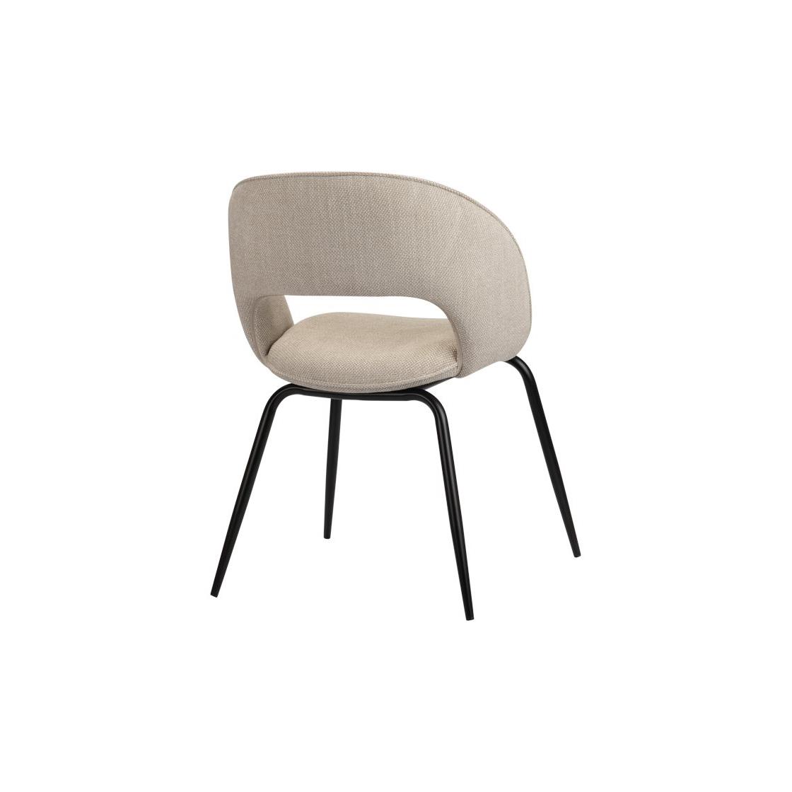 Pole to Pole - Rainbow stoel - Chenille - Beige