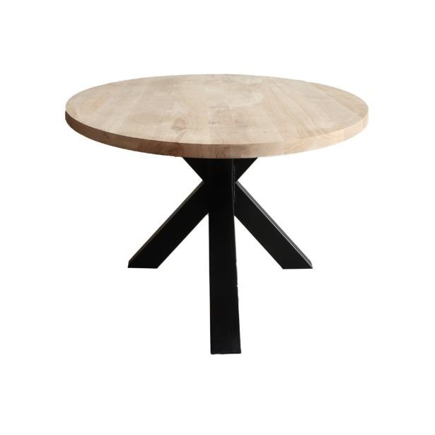 Old Inn Eettafel Eikenhout Ovaal Spinpoot 220x110cm