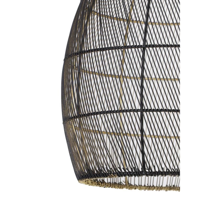 Light & Living Light&living Hanglamp Ø40x53 cm MEYA zwart-goud