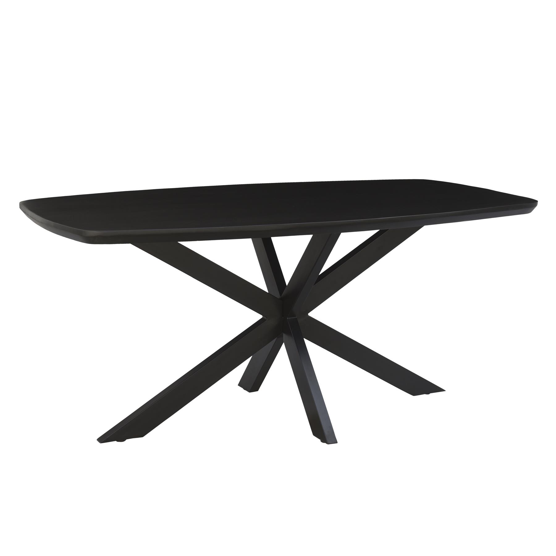 Livingfurn Jesper Danish Oval Black 210cm