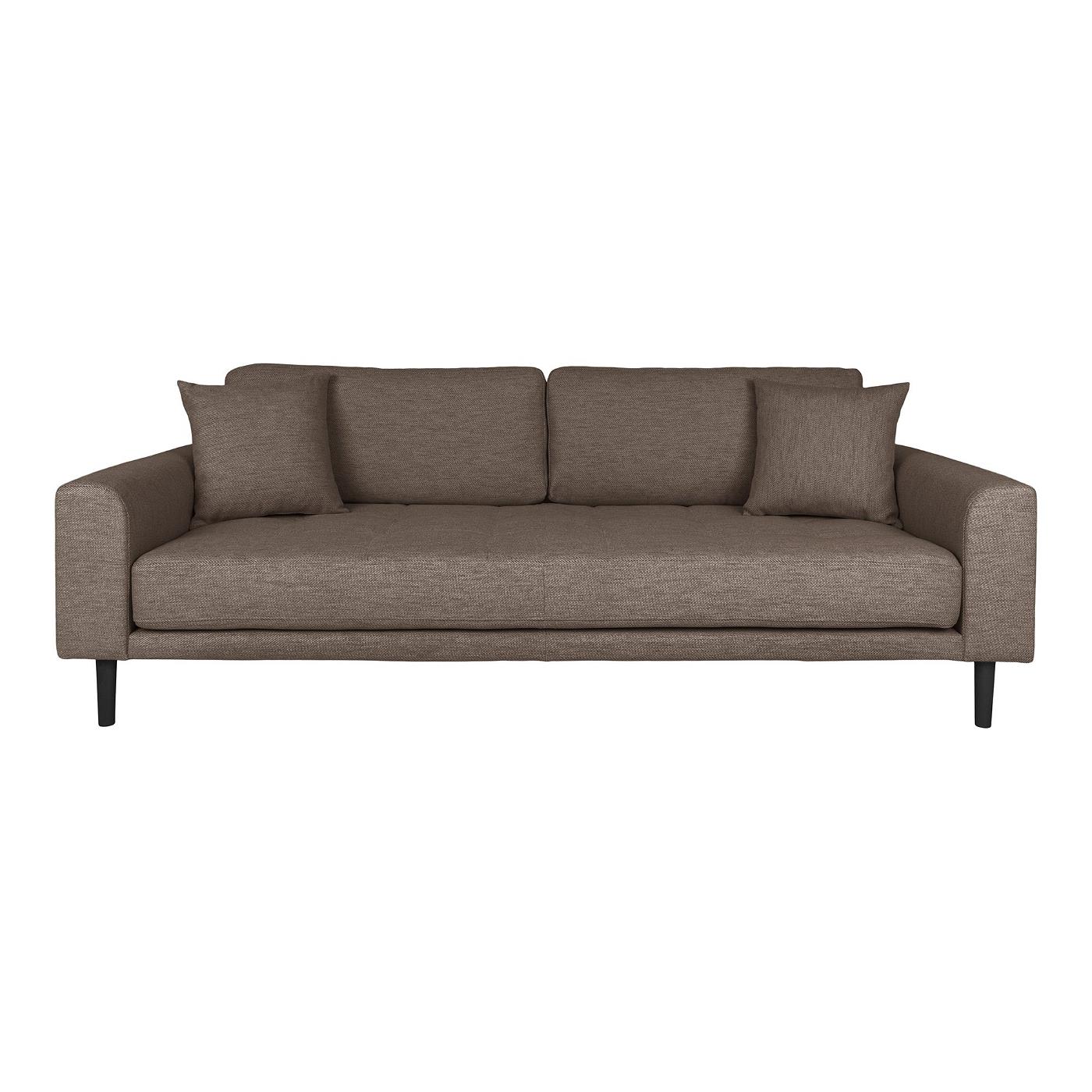 House Nordic - 3-Zits Bank - Bruin - 210x93x76cm - Lido