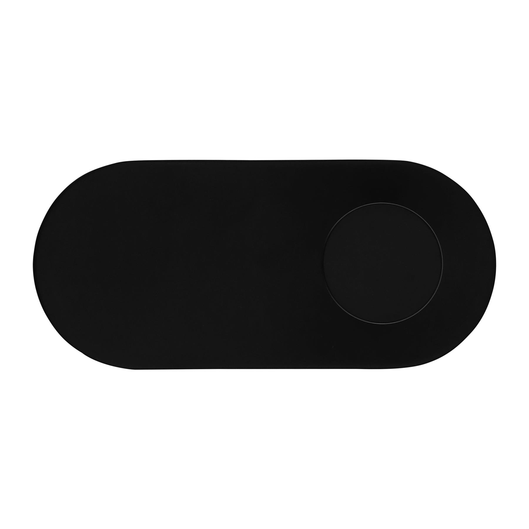 QUVIO Badkamer accessoires set - 4 delig - RVS - Zwart