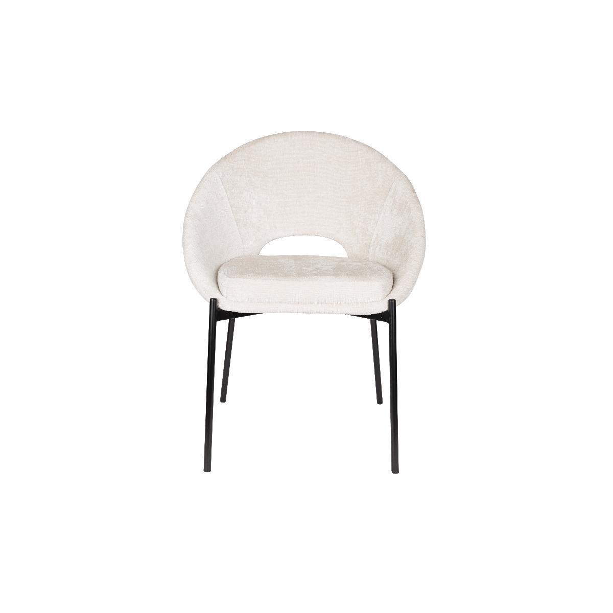 Housecraft Living Dando Eetkamerstoelen Off White - Set van 2